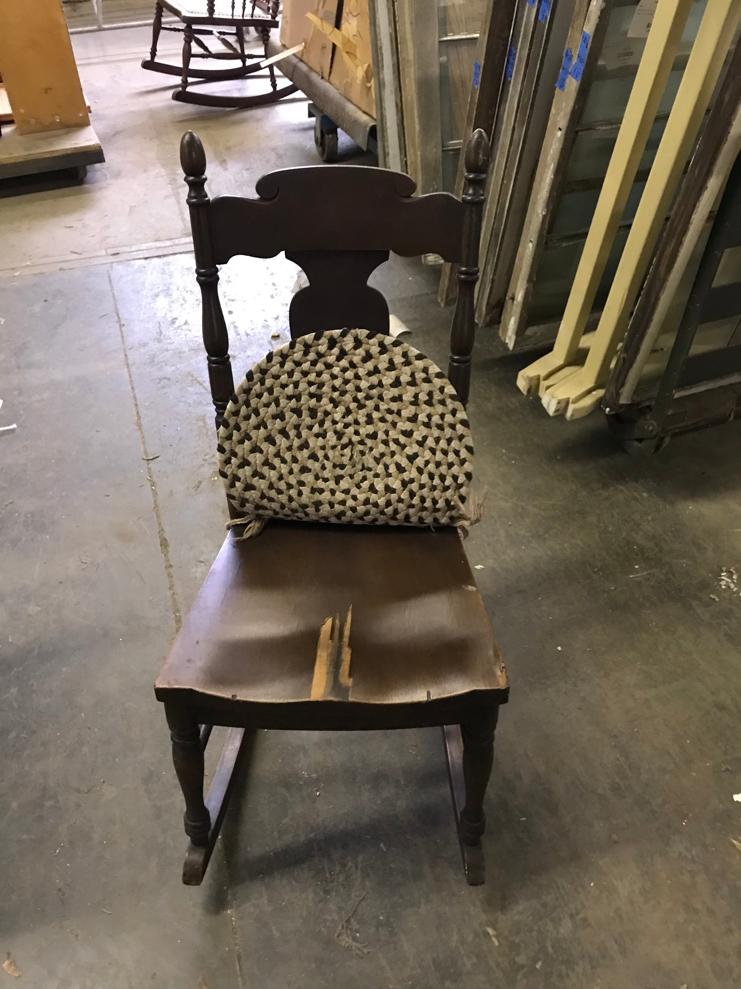 Shaker Style Wood Rocking Chair