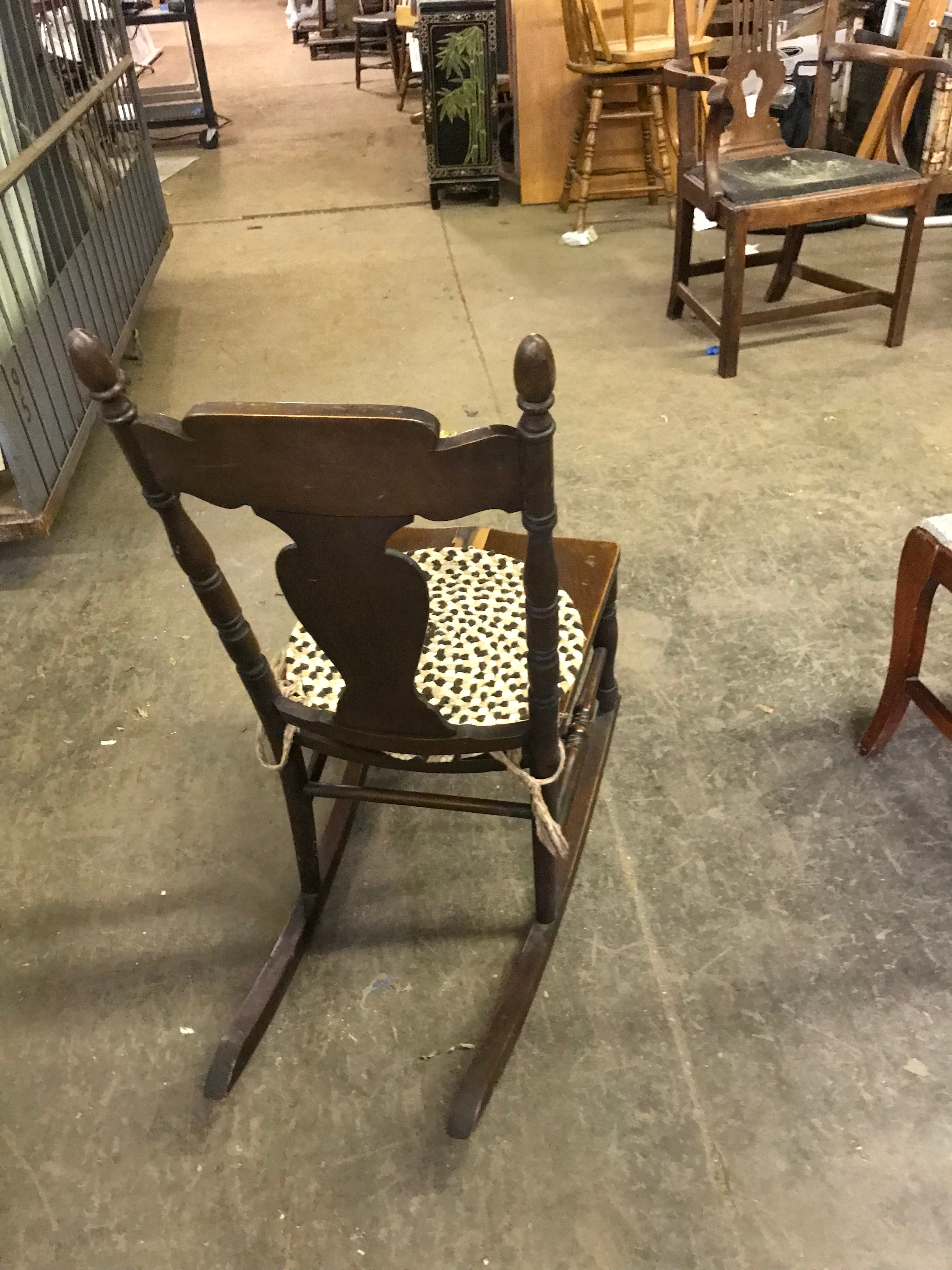 Shaker Style Wood Rocking Chair