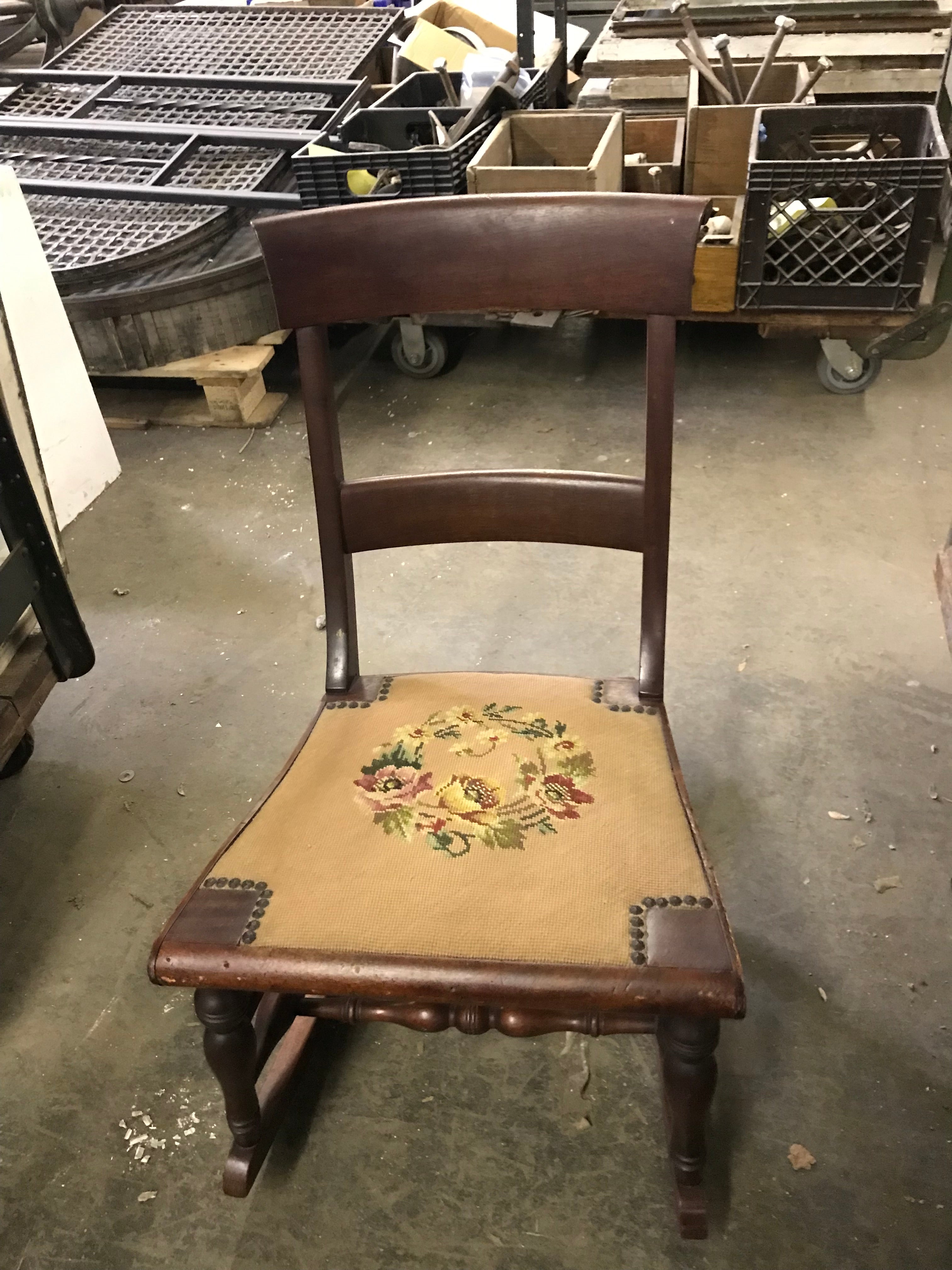 Vintage Wood Rocker Shaker Style
