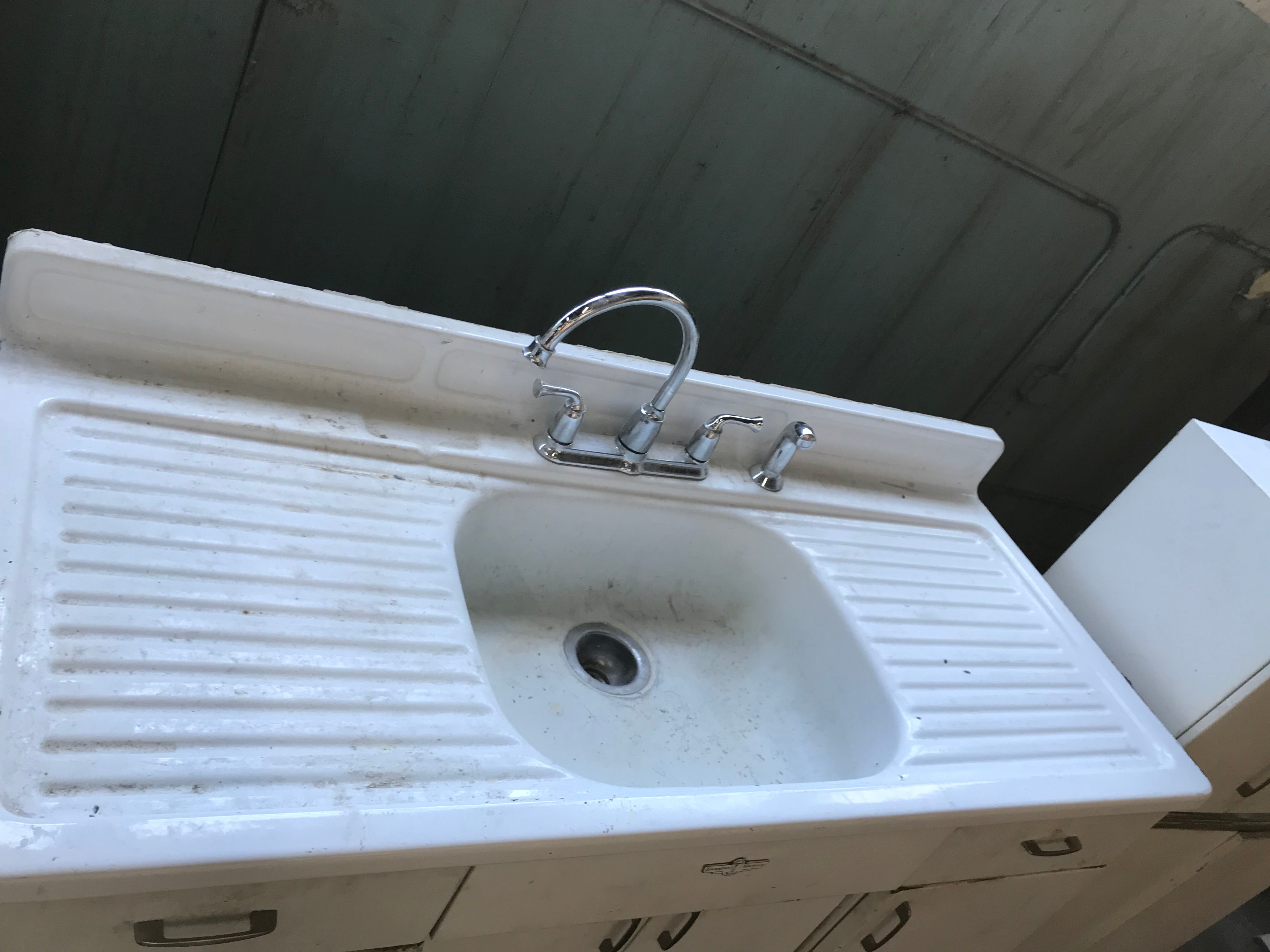 Set of 1950's  Youngstown Metal Kitchen Cabinets with Top