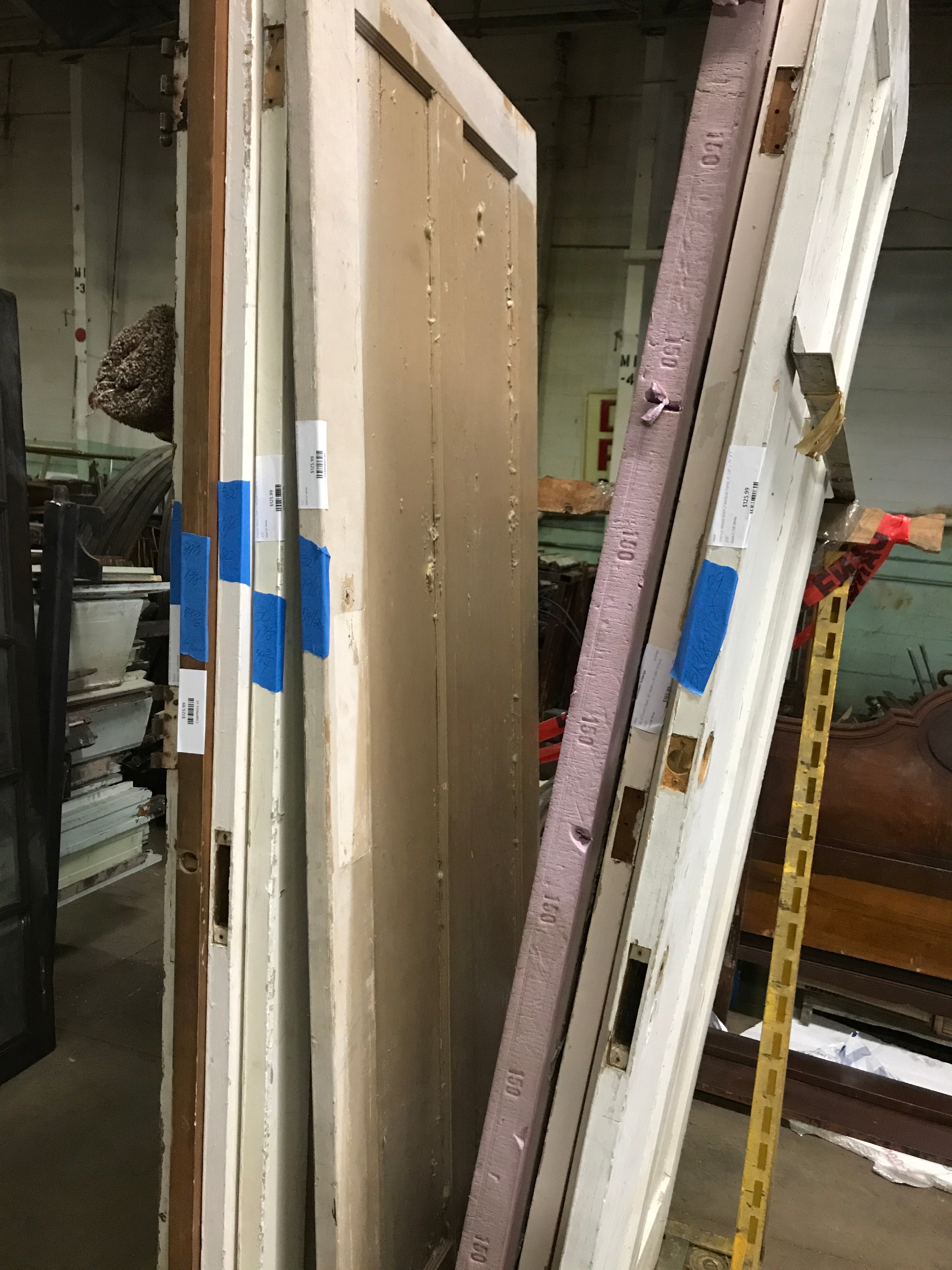Interior Wood Door  2 Vertical Panels 32" x 1 3/8" x 79 1/2"