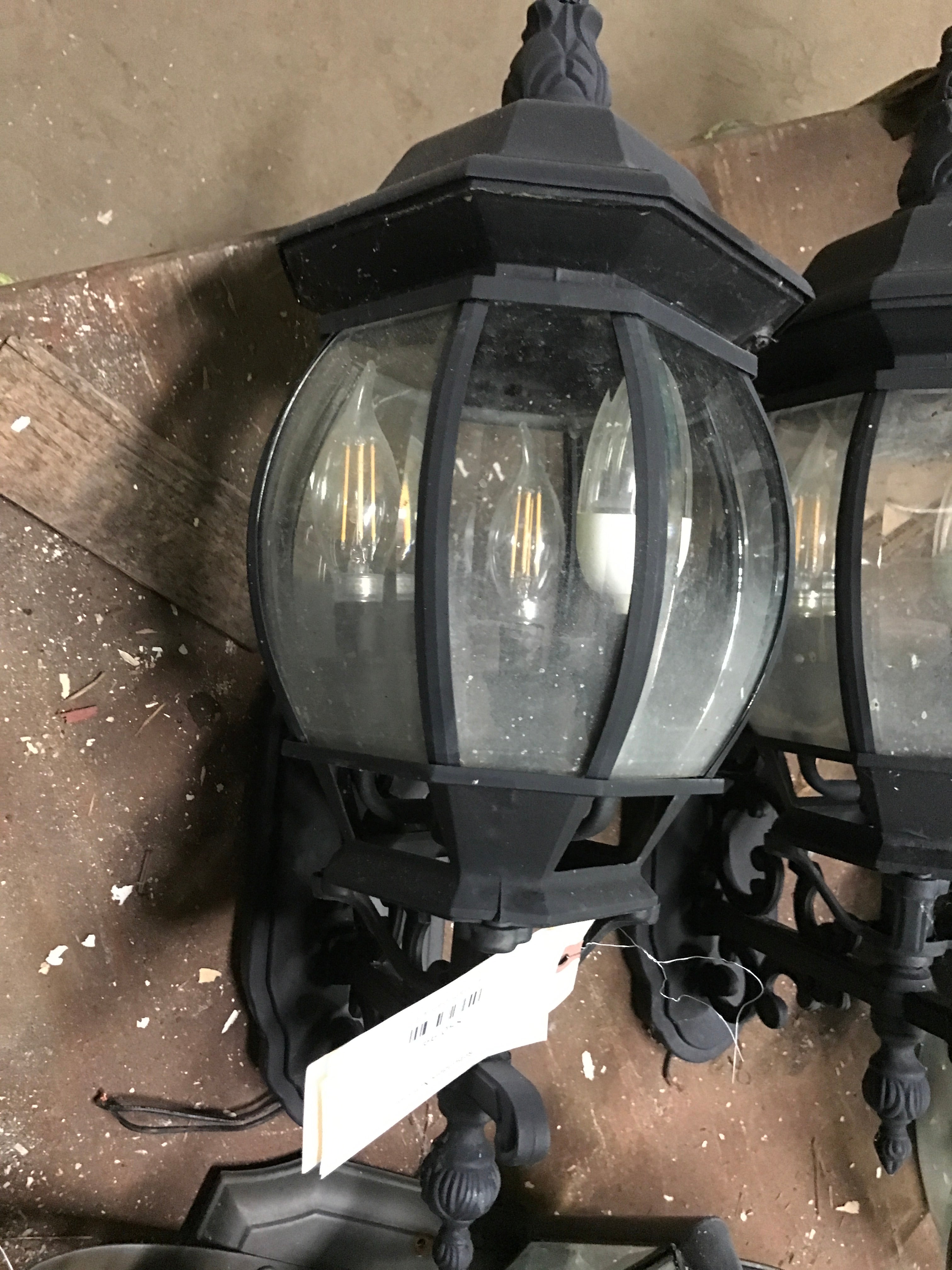 Exterior Sconce Large 22" Black