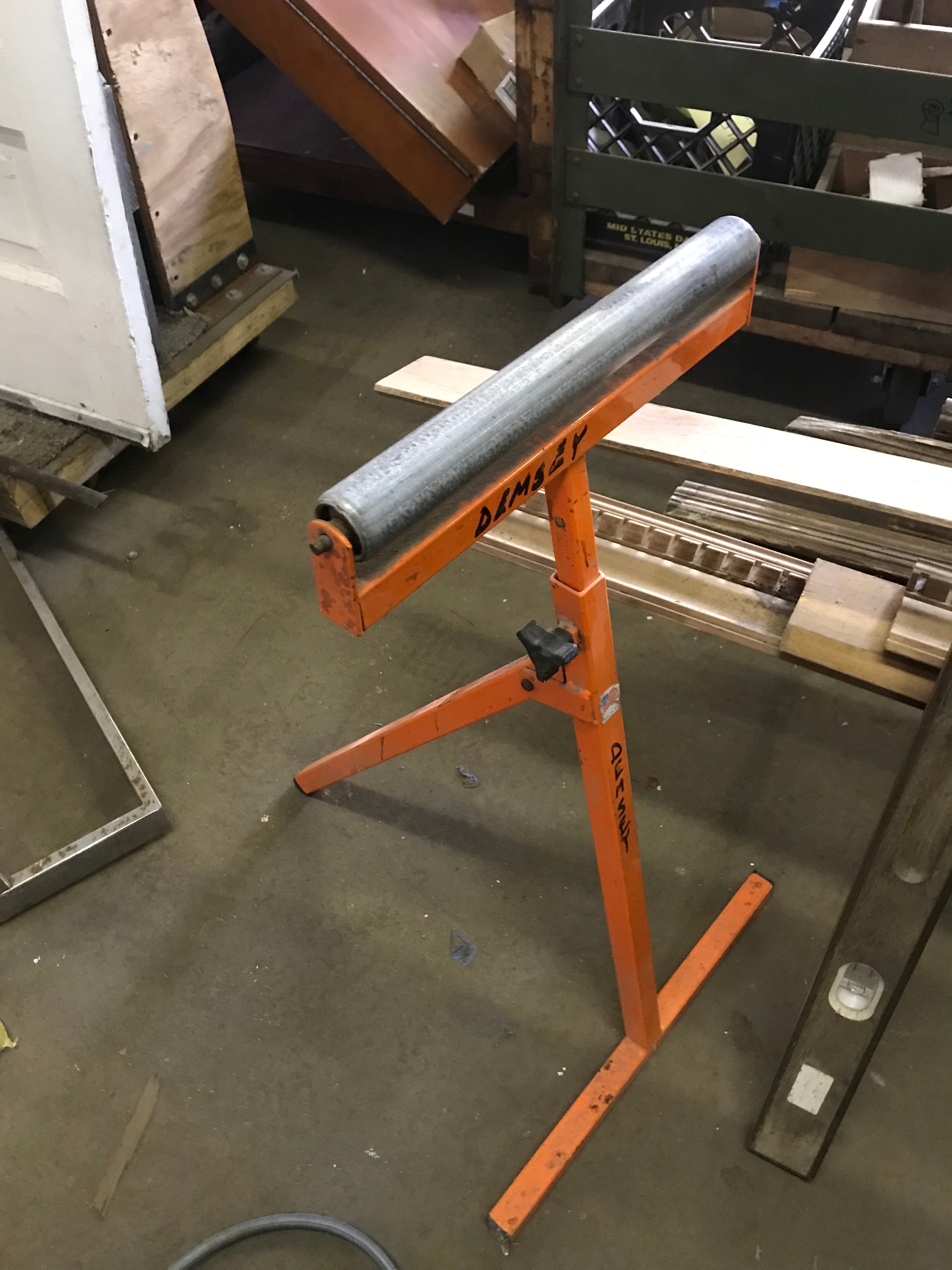 Tool Stand- Adjustable with Top Roller