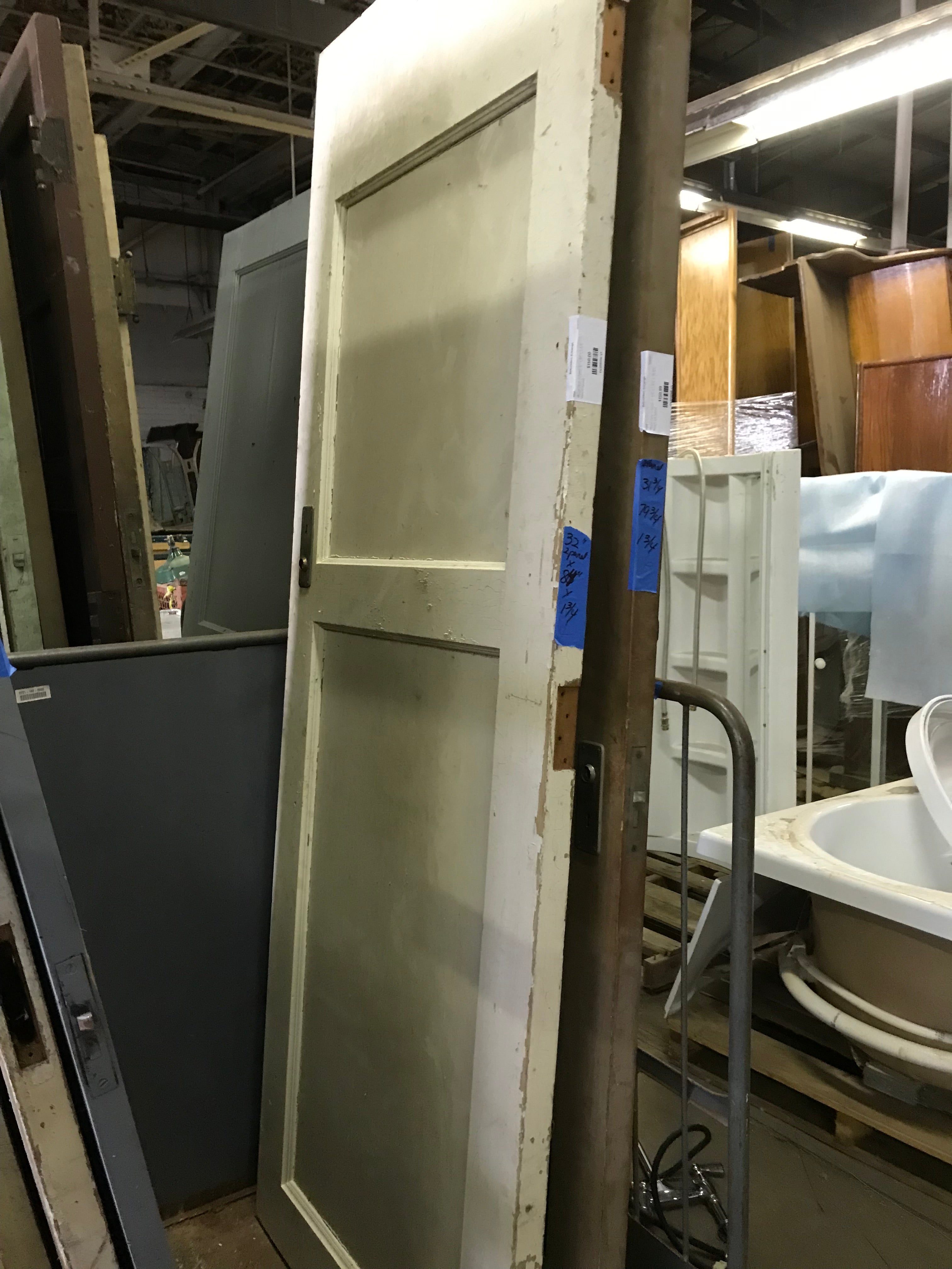 Wood Door 2-Panel 32" x 84" x 1 3/4"