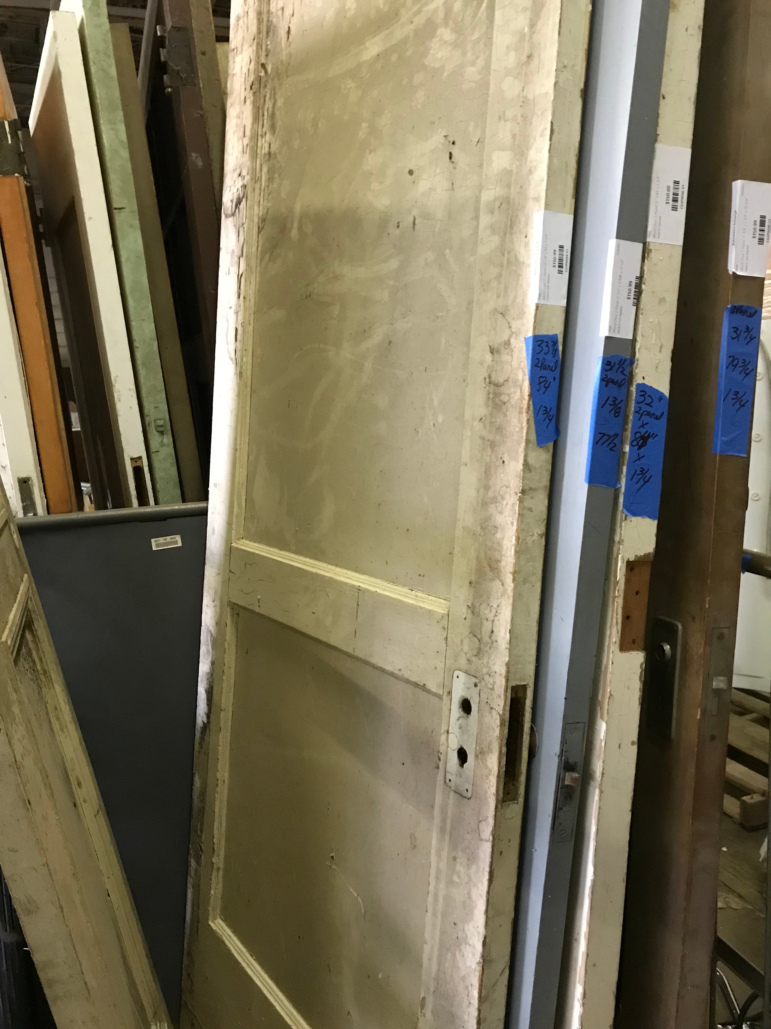 Wood Door 2 -Panel 33 7/8" x 84' x 1 3/4"