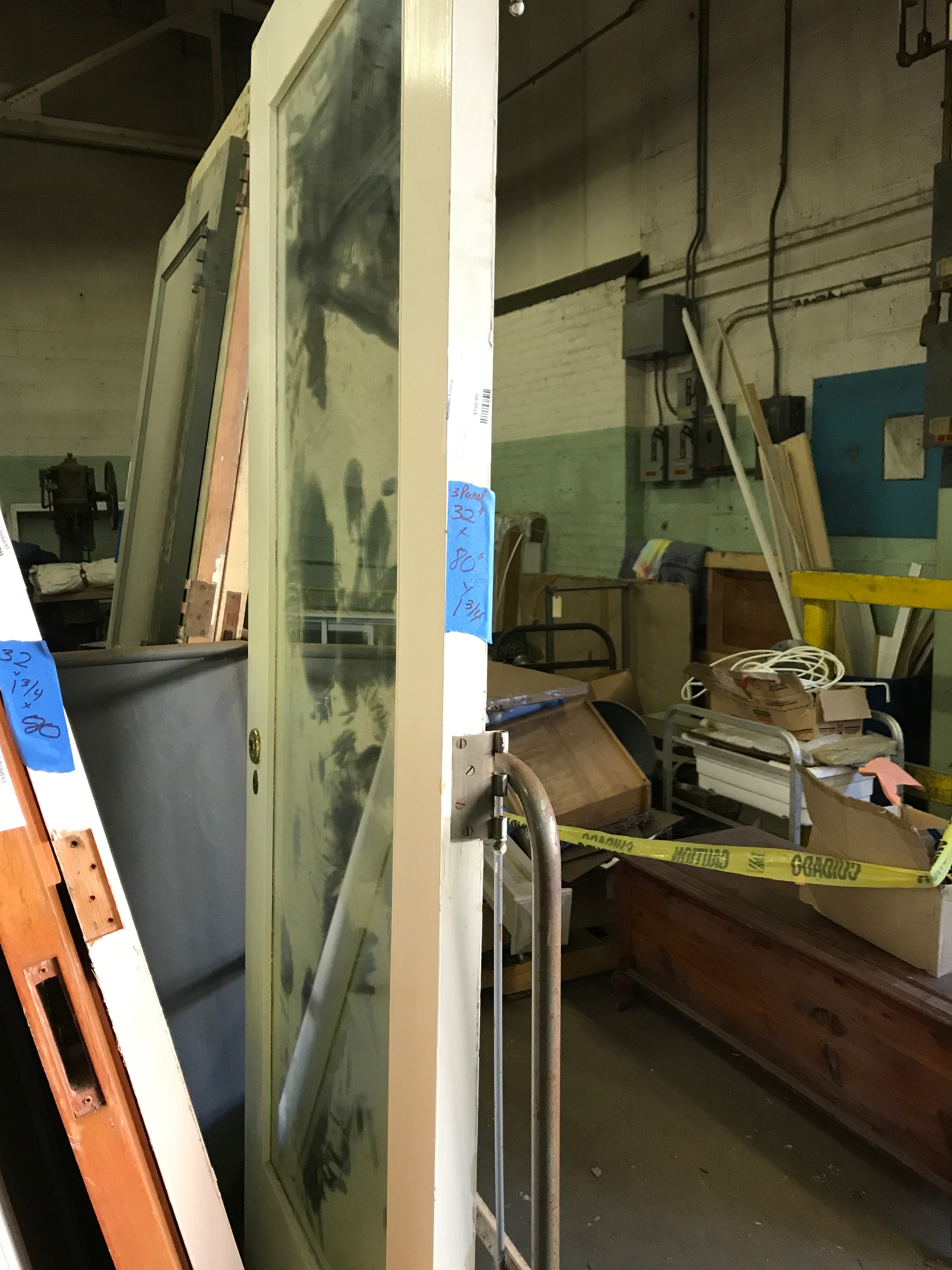 Wood Door 32" x 80" x 1 3/4" mirror on one side