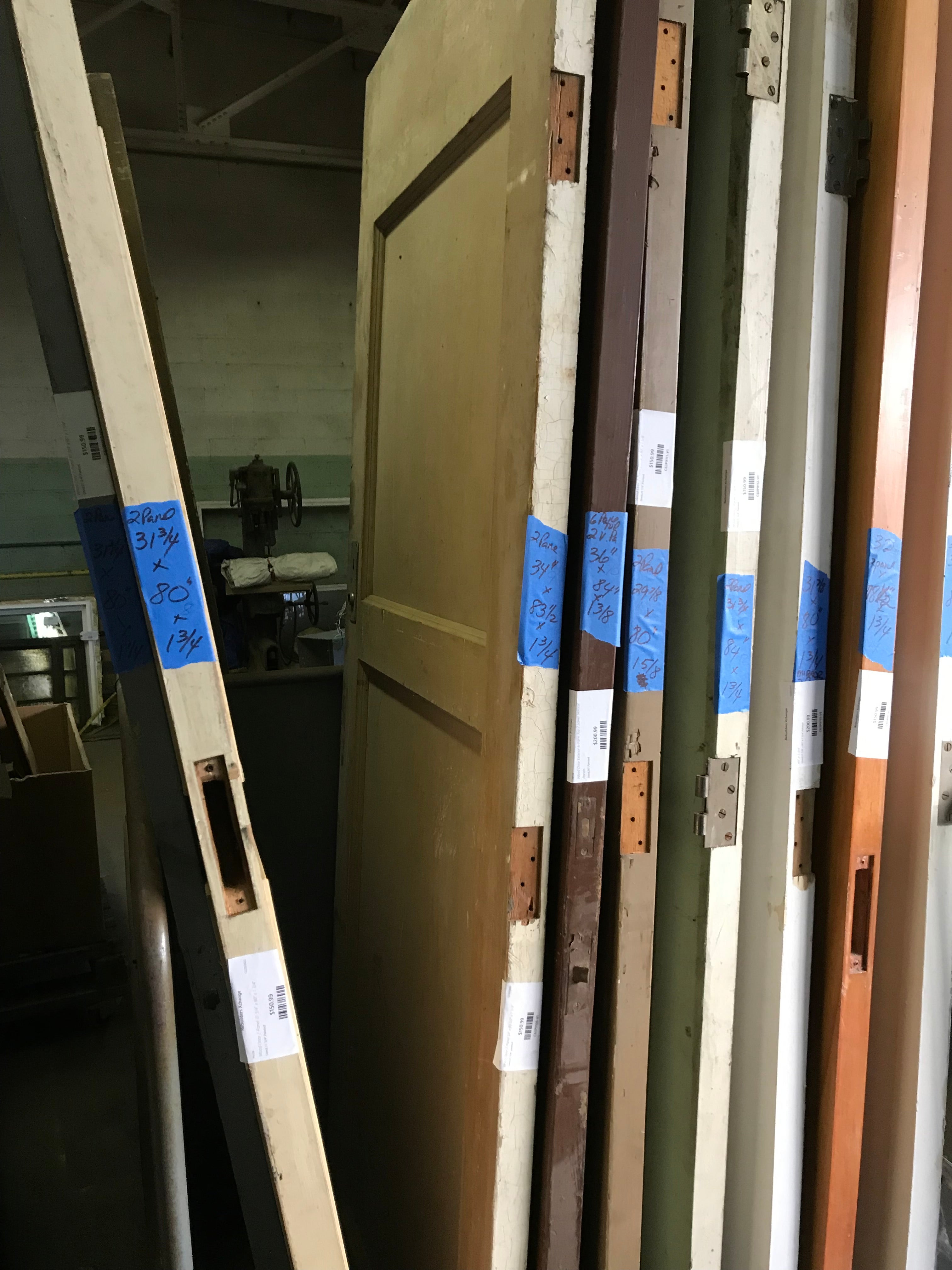 Wood Door 2-Panel  34" x 83 1/2" x 1 3/4"