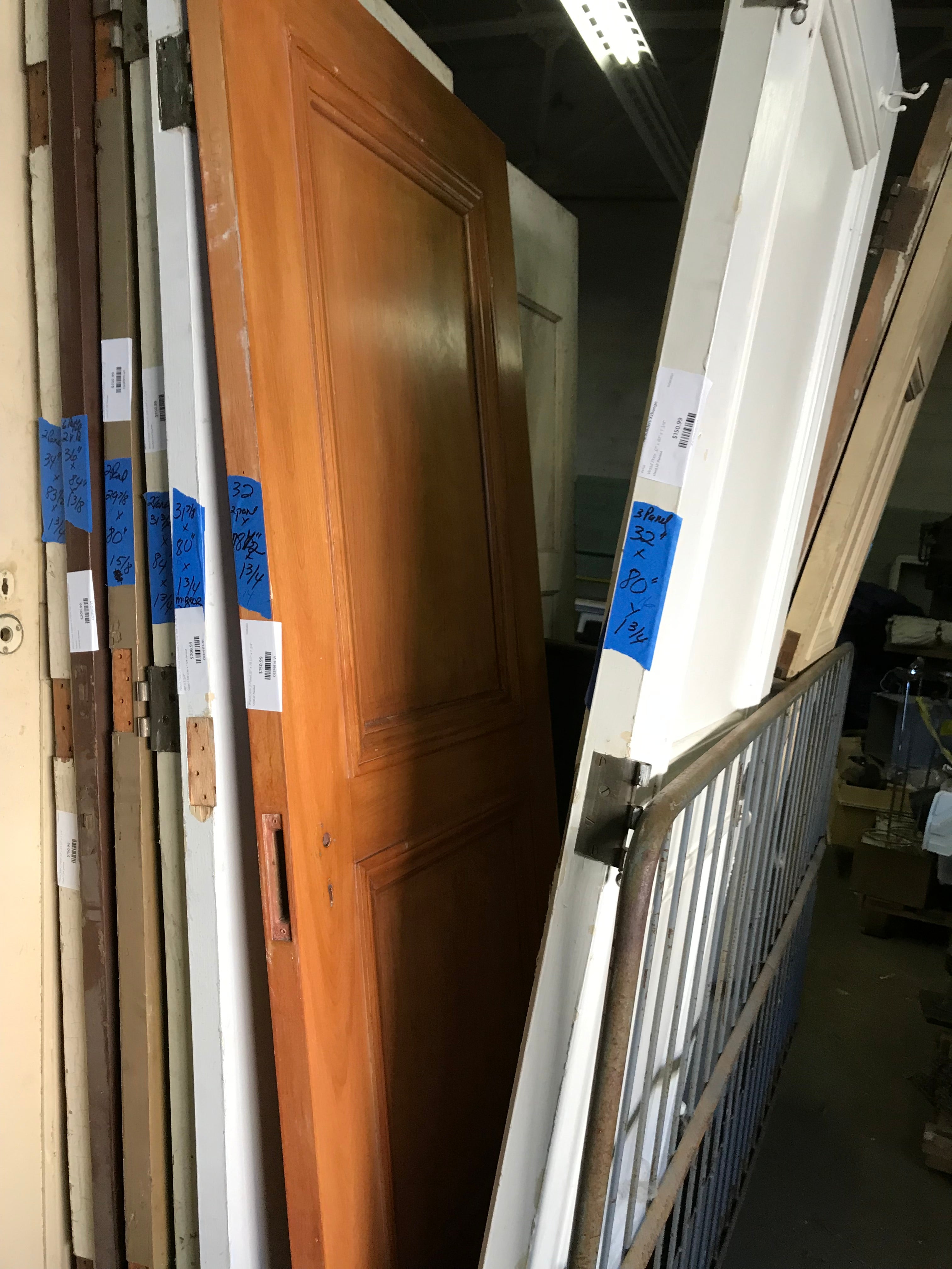 Wood Door 2-Panel 32" x 78 1/2" x 1 3/4"