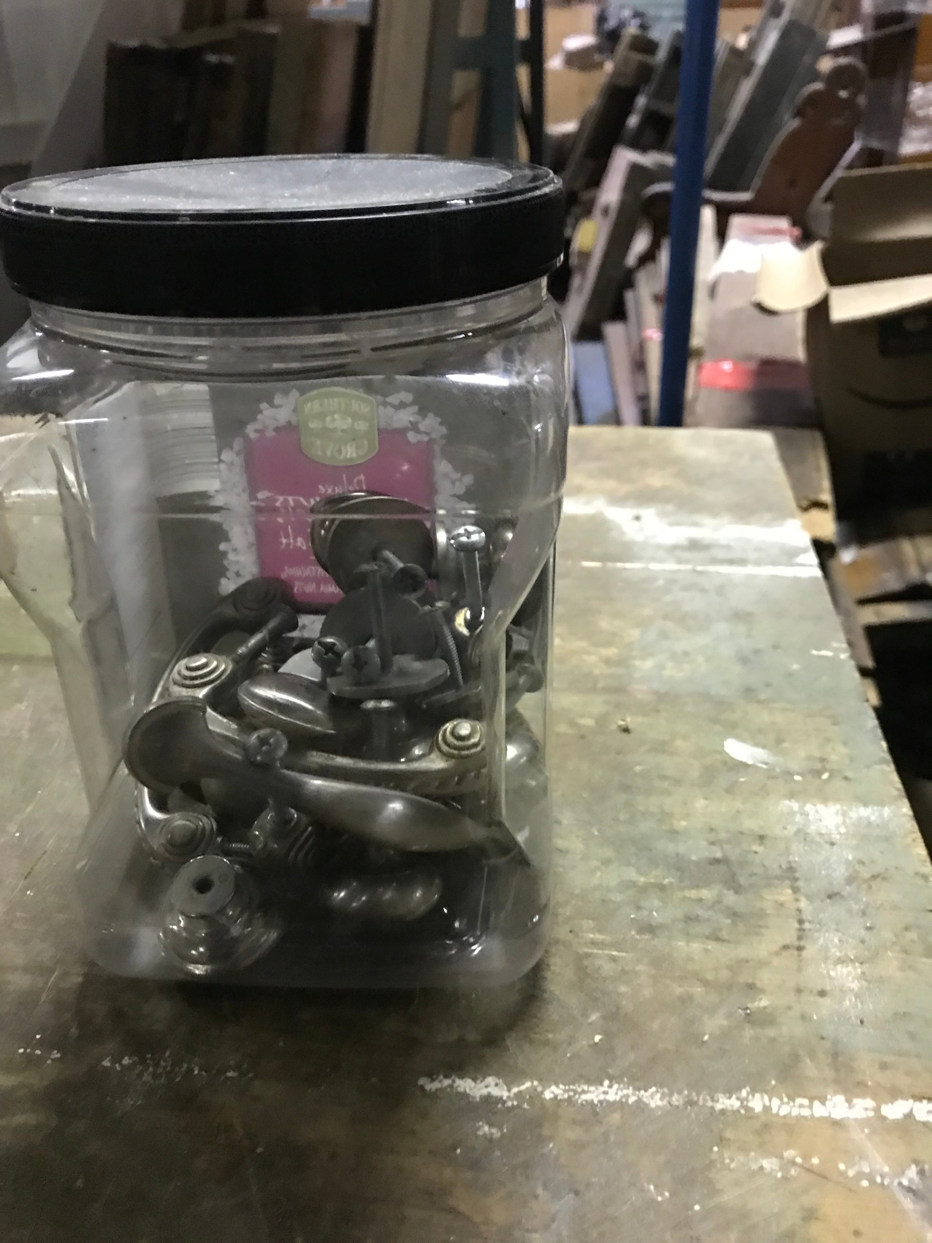 Set of Matching 12Knobs and 4 Pulls- Brushed Nickle