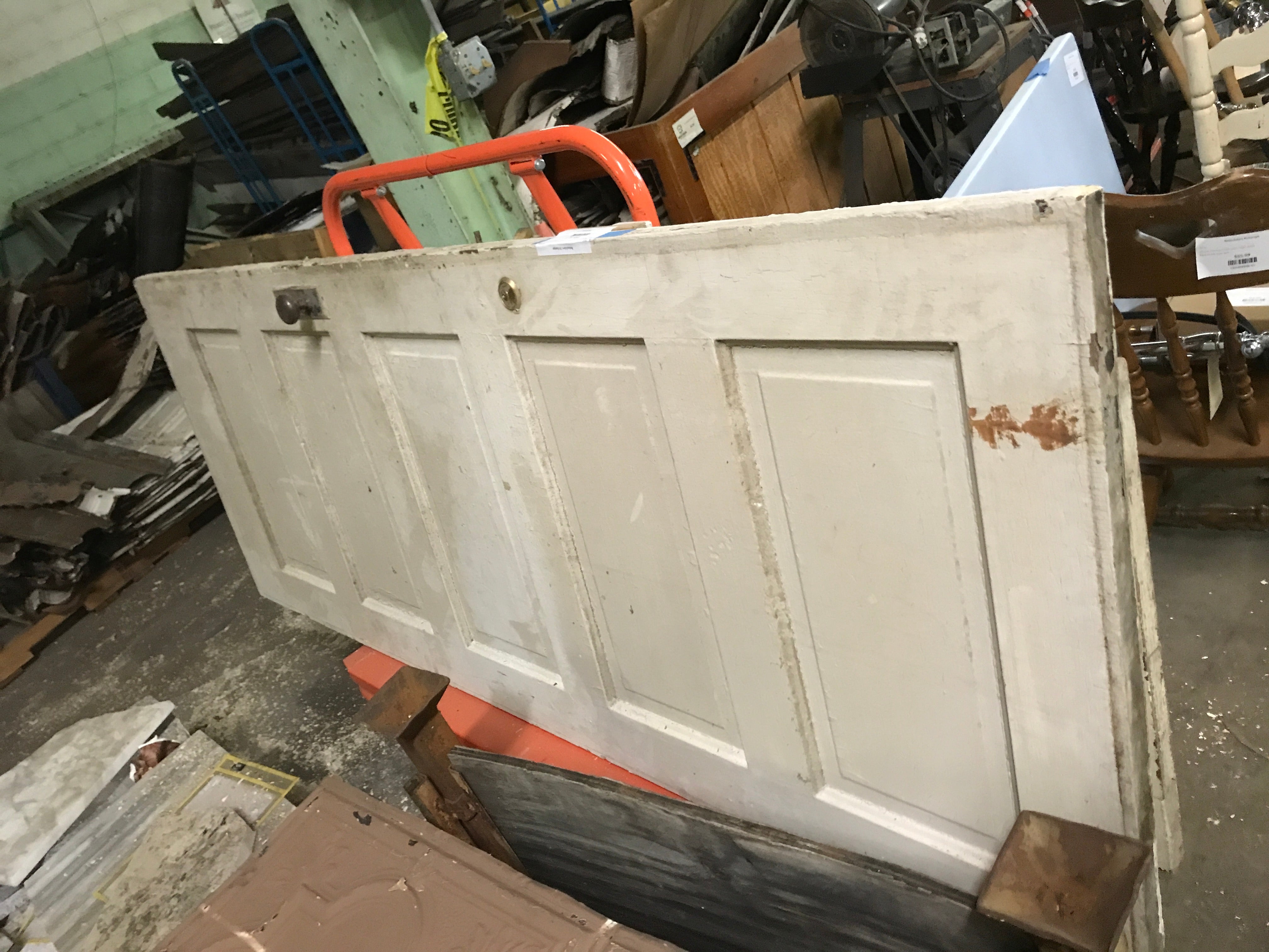 Salvaged 5-Panel Door 32" x 84" x 1 1/2'