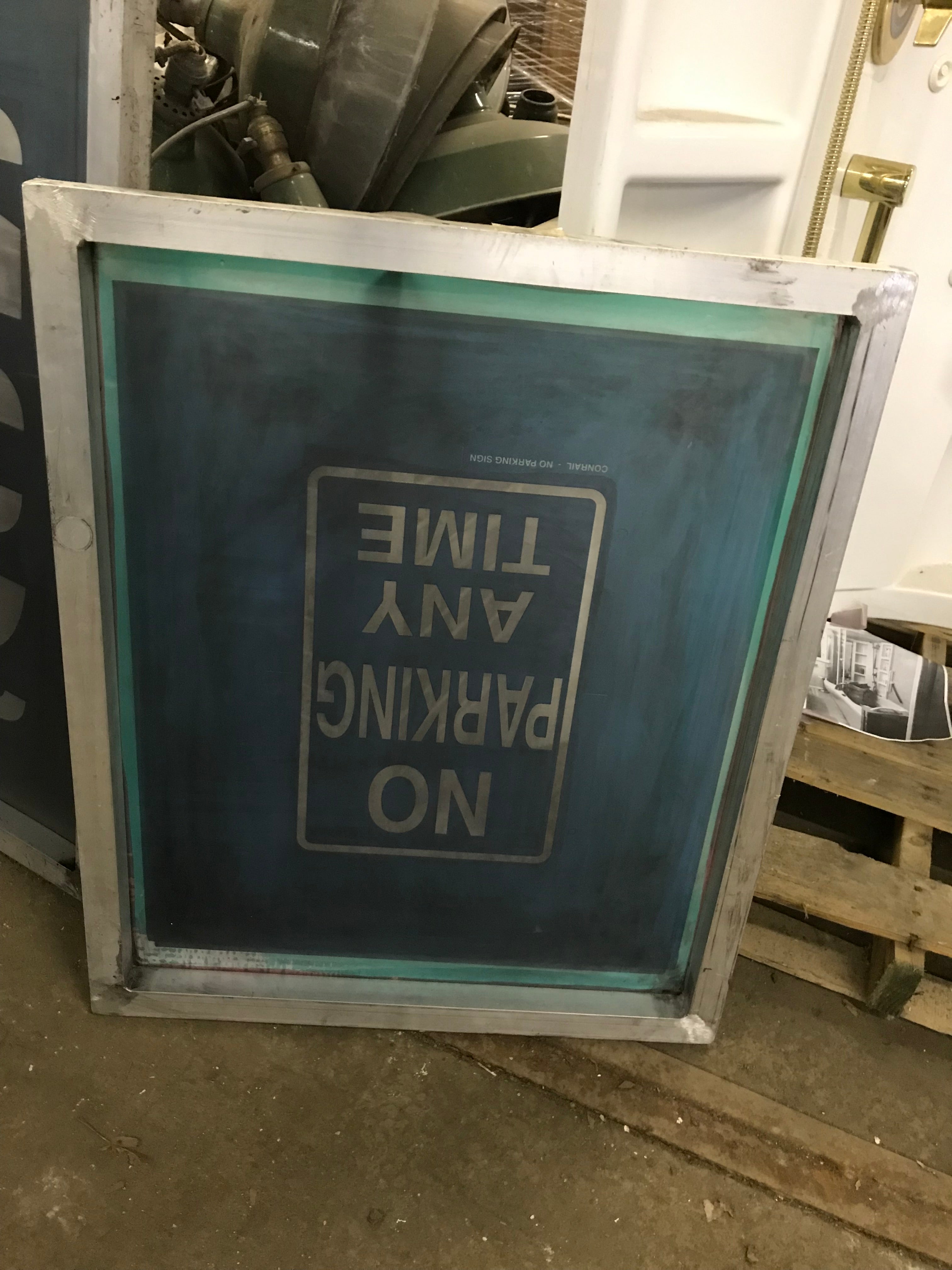 Metal Frame Screen Print 28" x 34"