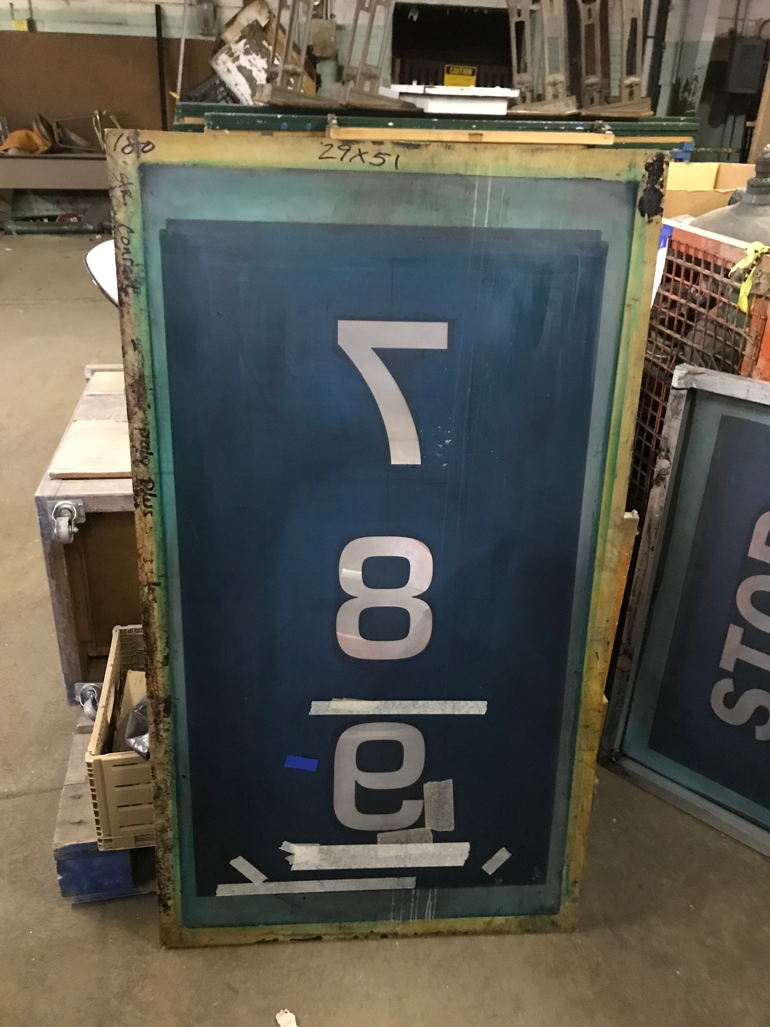 Metal Frame Screen Print 29" x 51"