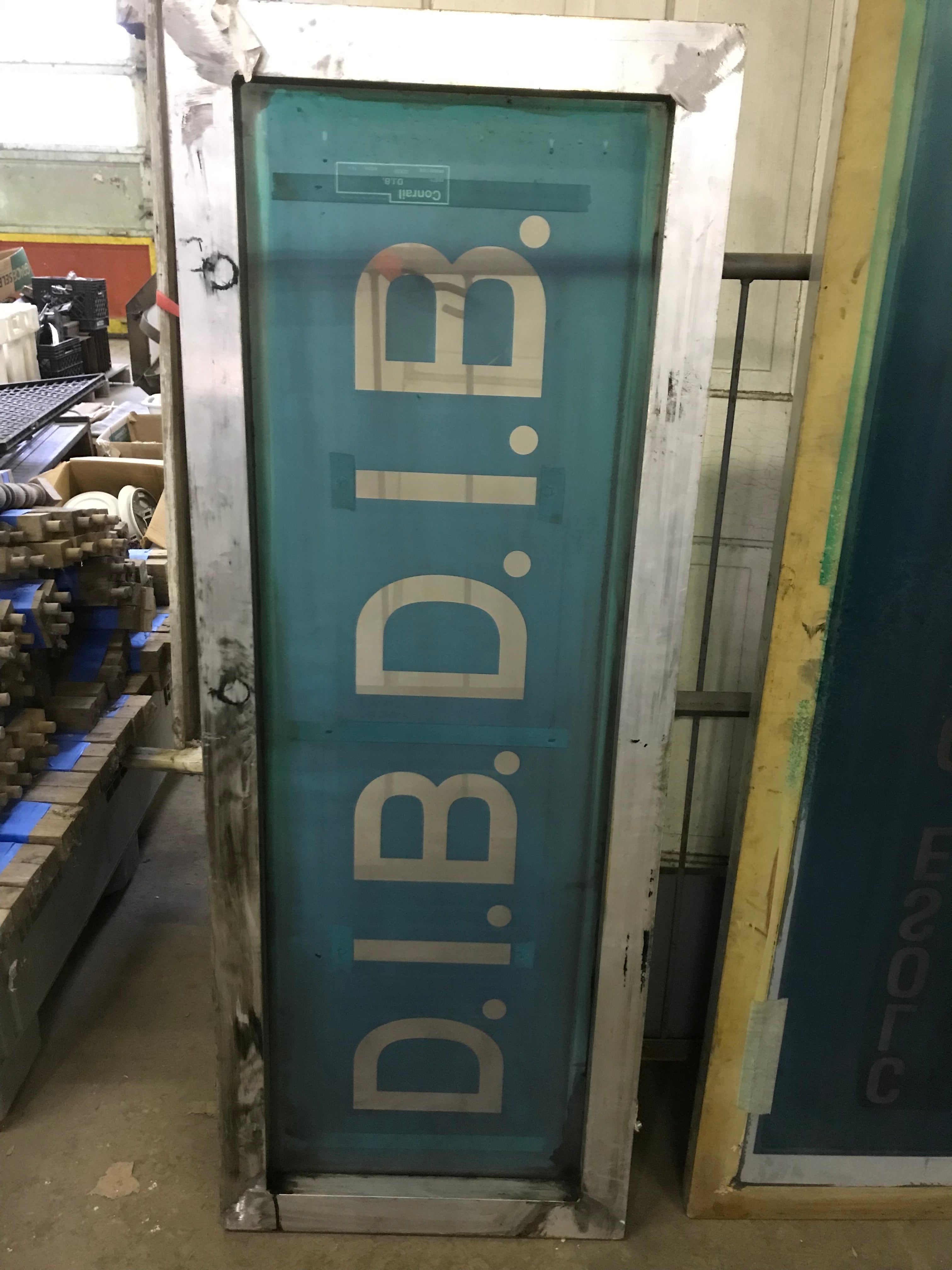 Metal Frame Screen Print
