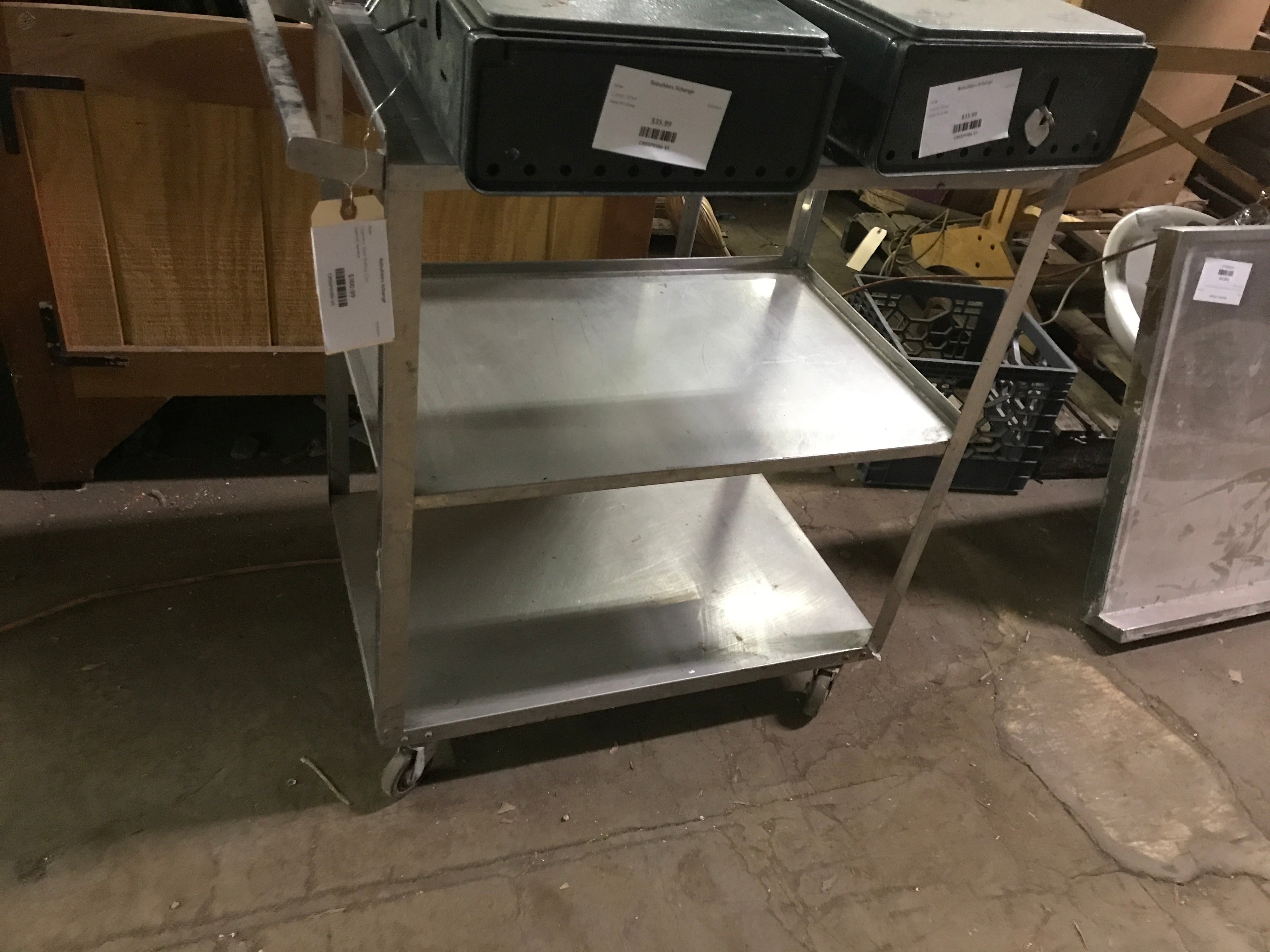 Stainless Steel Rolling Cart