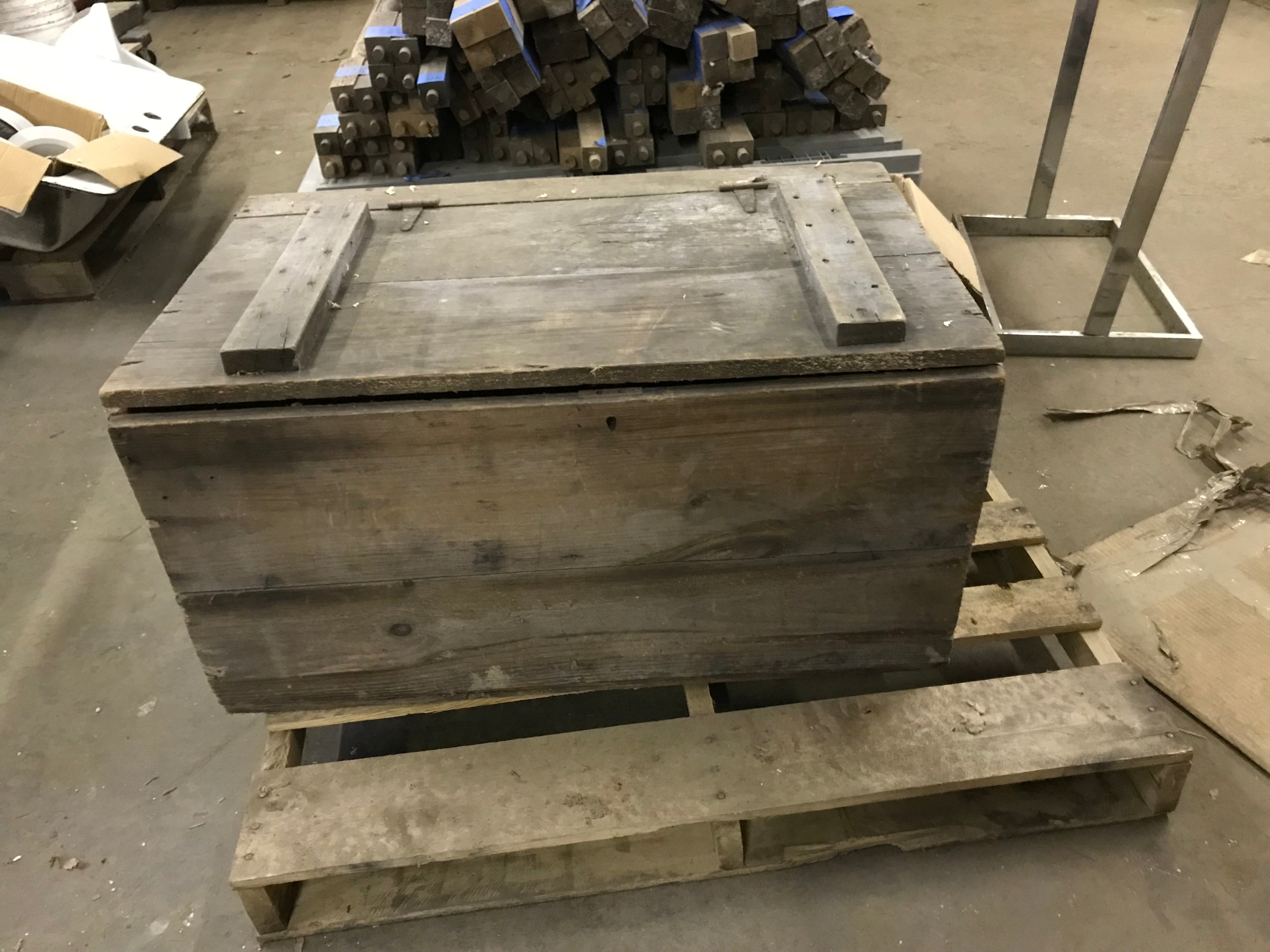 Wood Tool Box- Large 34"w X 17" H x 21"D
