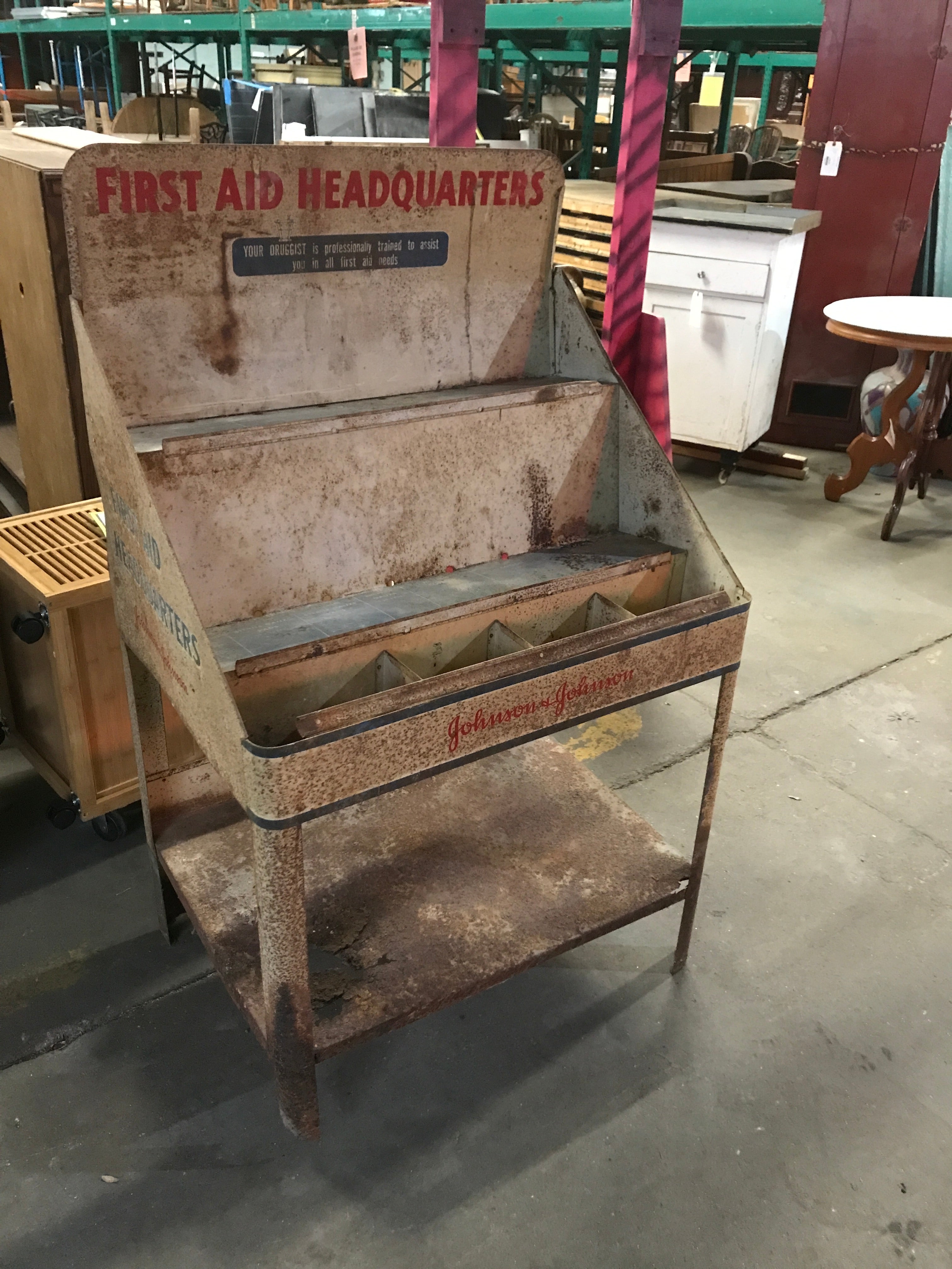First Aid Headquarters Station- Metal