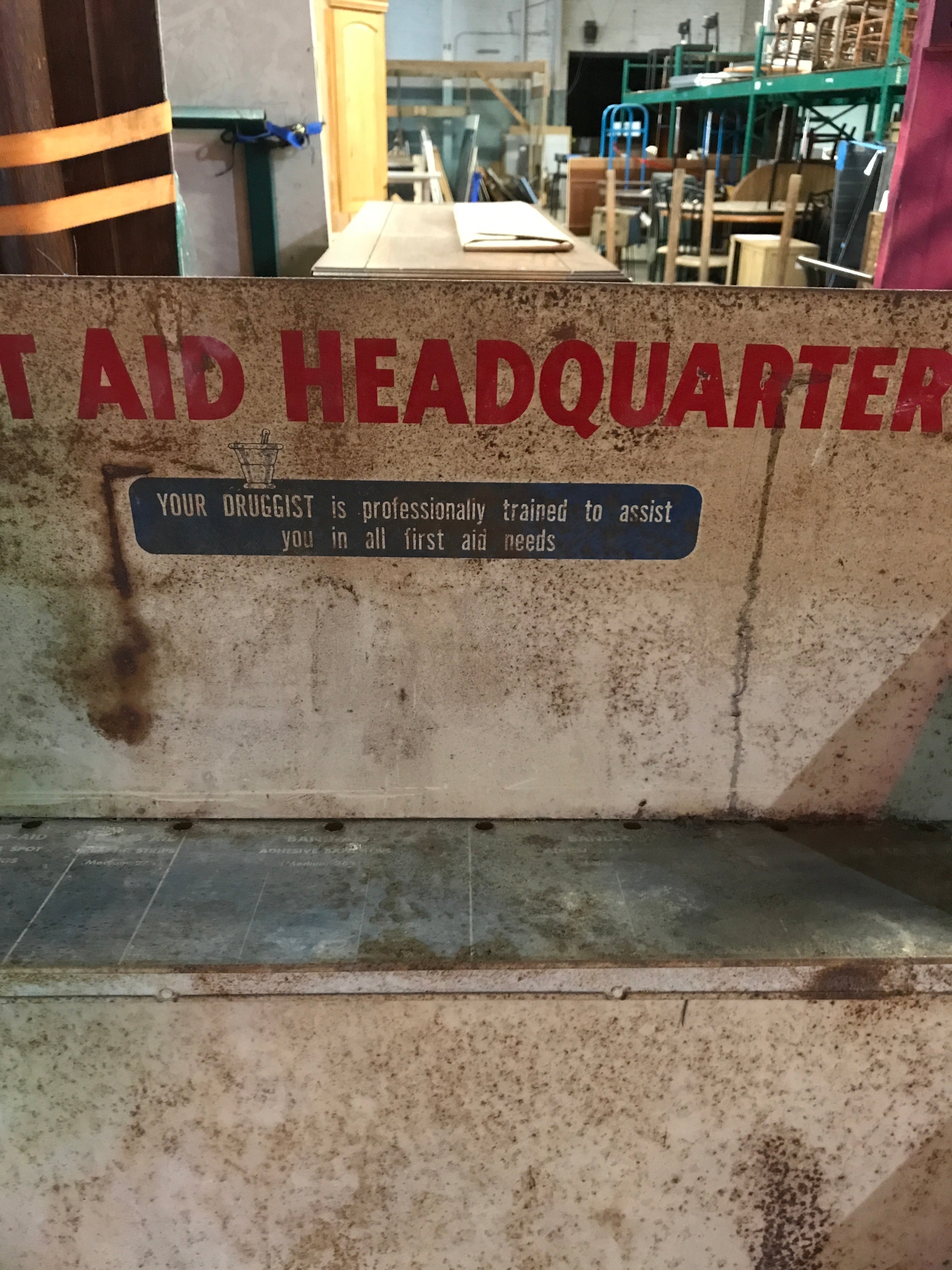 First Aid Headquarters Station- Metal