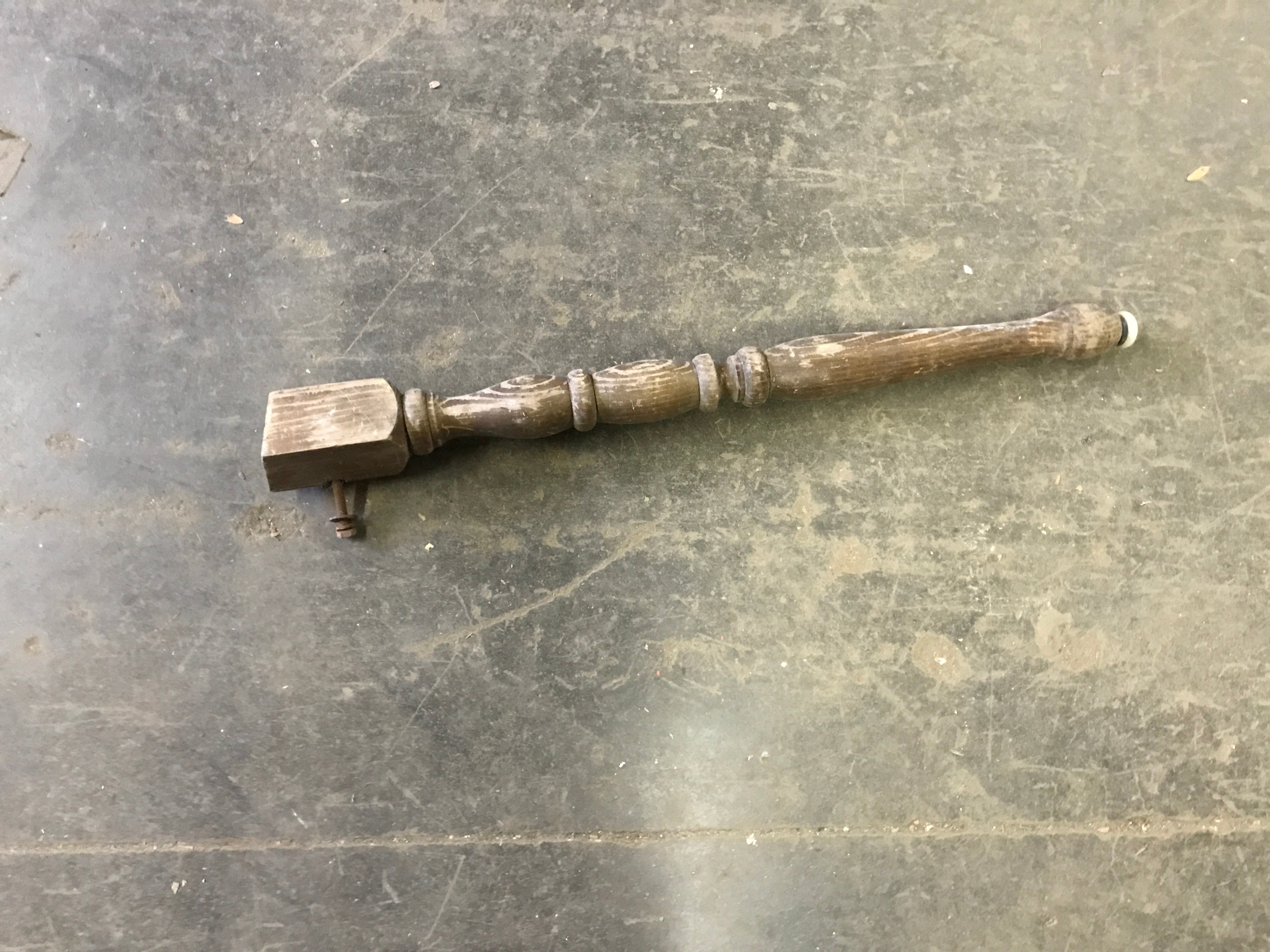 Salvaged Table Leg