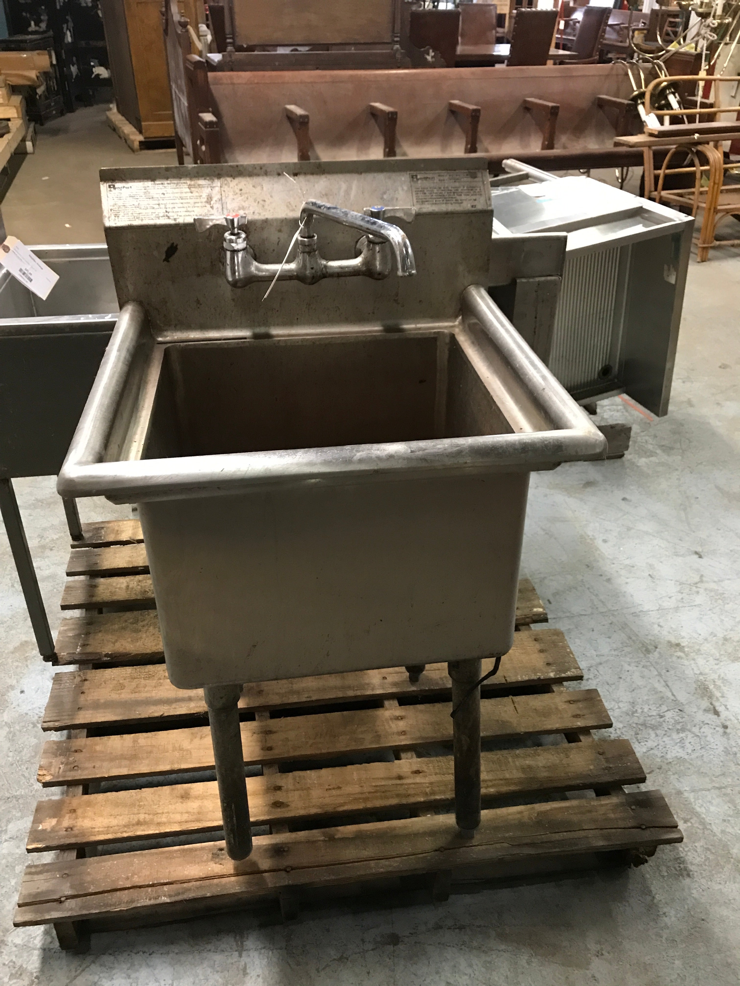 Restaurant Sink Stainless Steel with Faucet