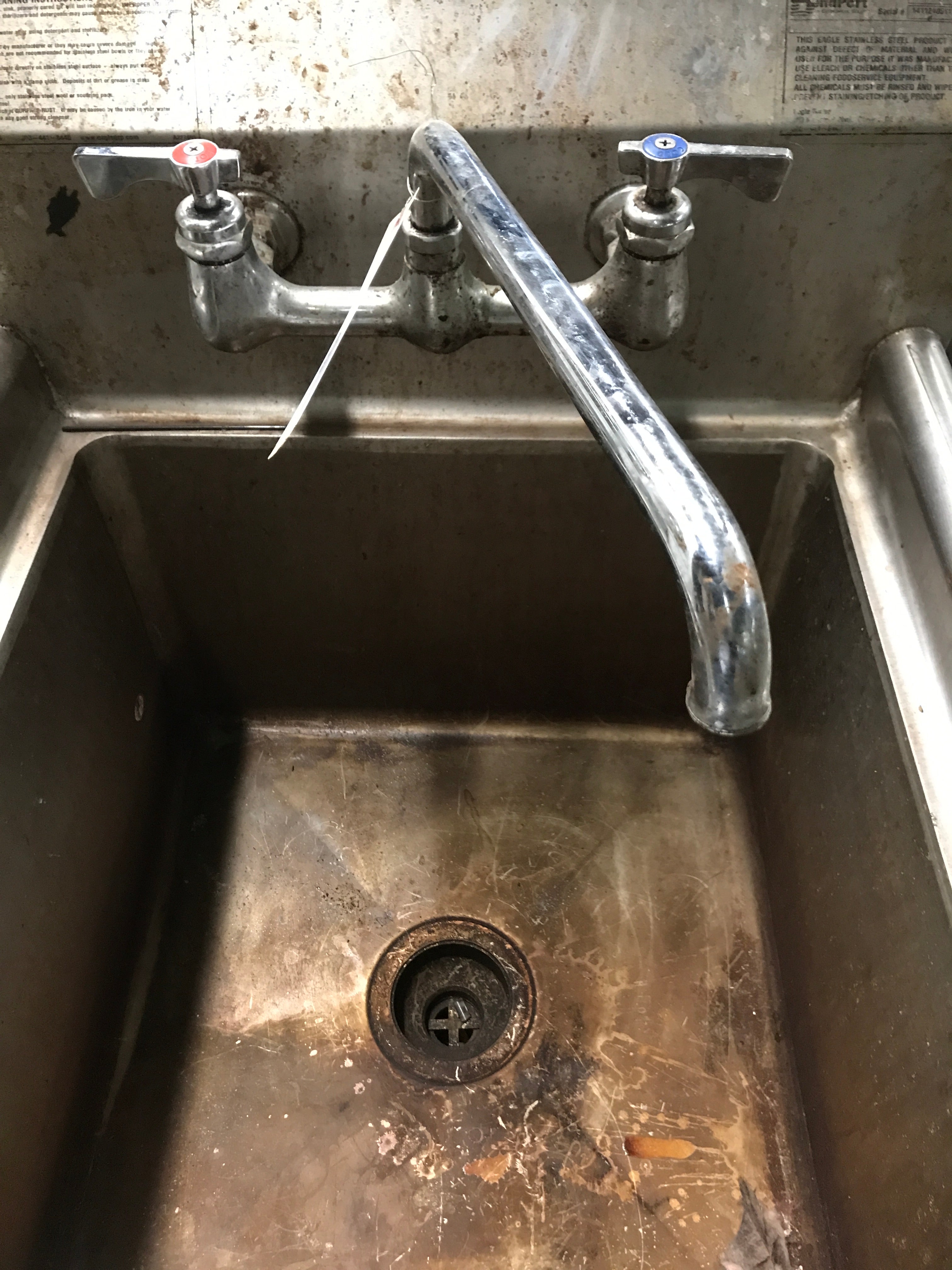 Restaurant Sink Stainless Steel with Faucet