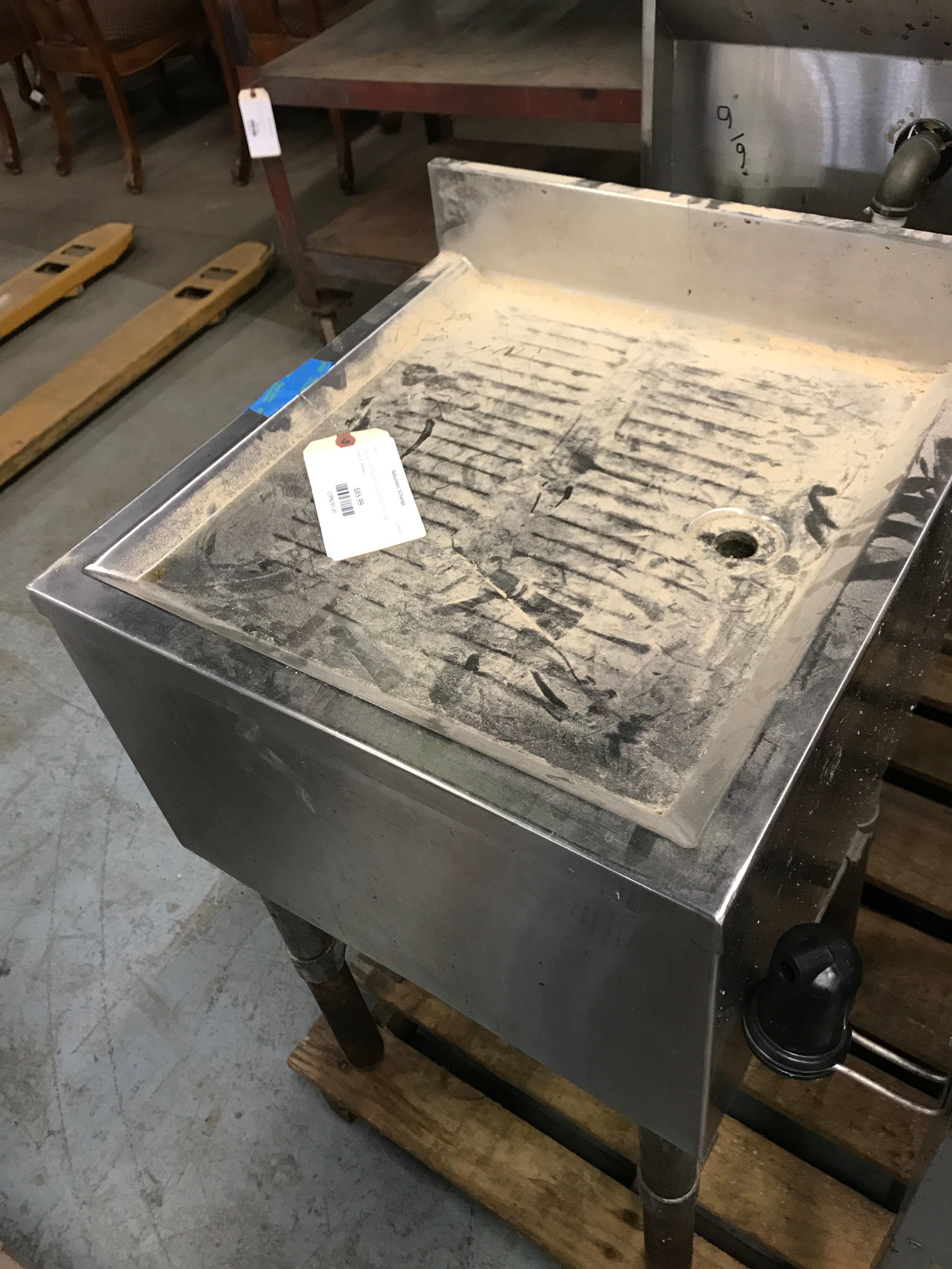 Restaurant Drain Board Section for Bar Sink