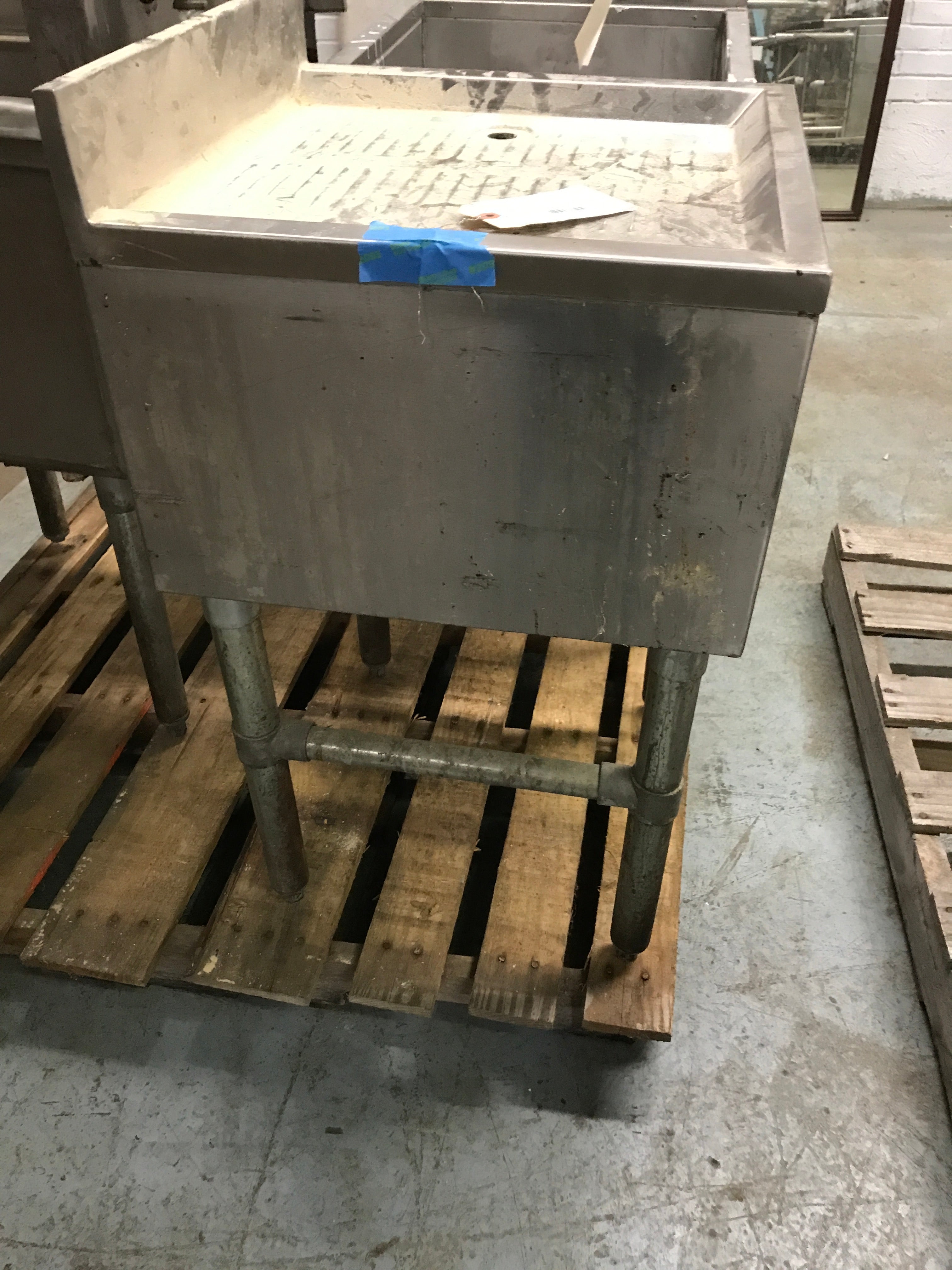 Restaurant Drain Board Section for Bar Sink