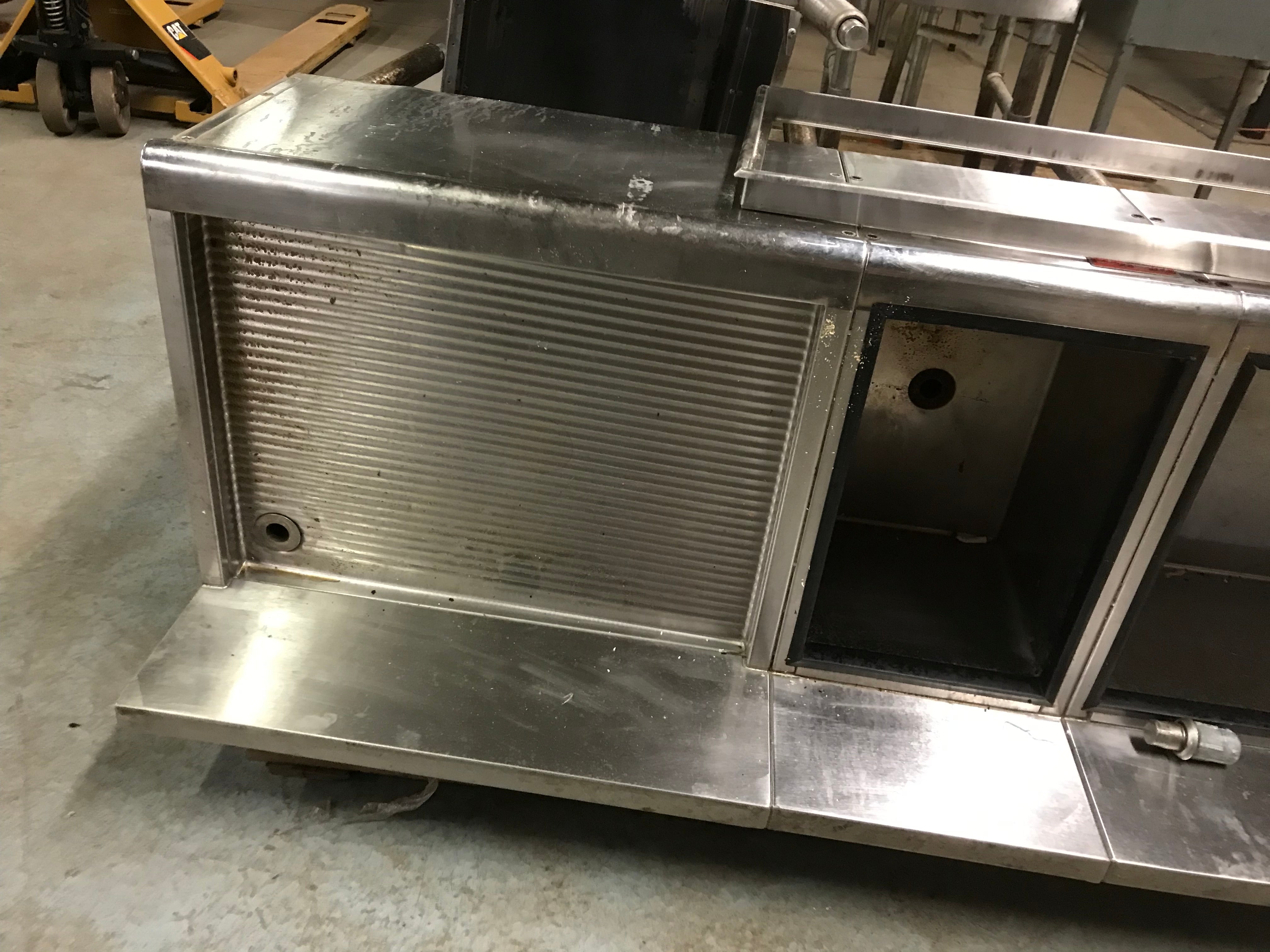 Stainless Steel  Bar Sink - Dual Sinks and End Drain Boards 84"