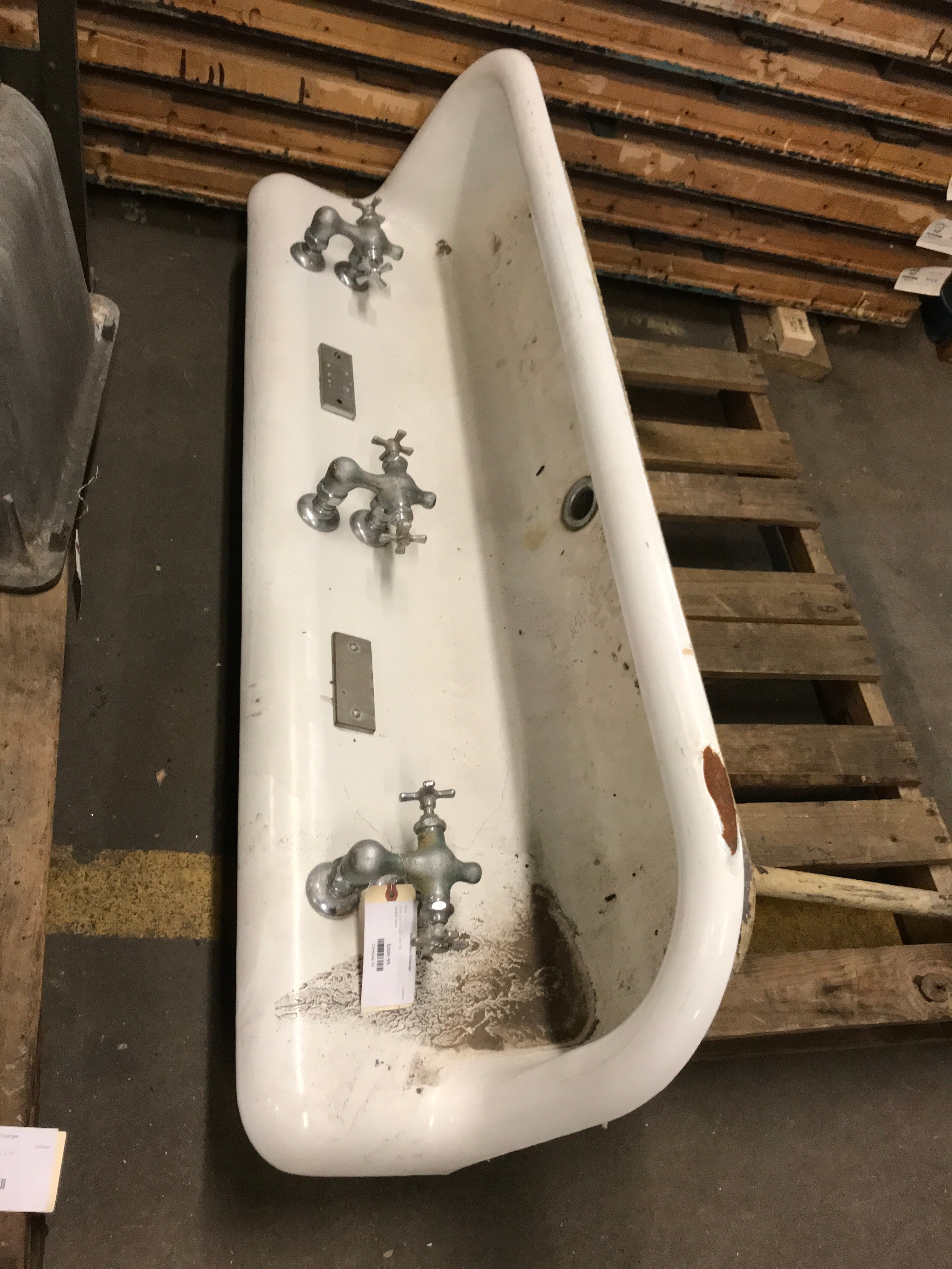 Cast Iron Trough Sink 60"
