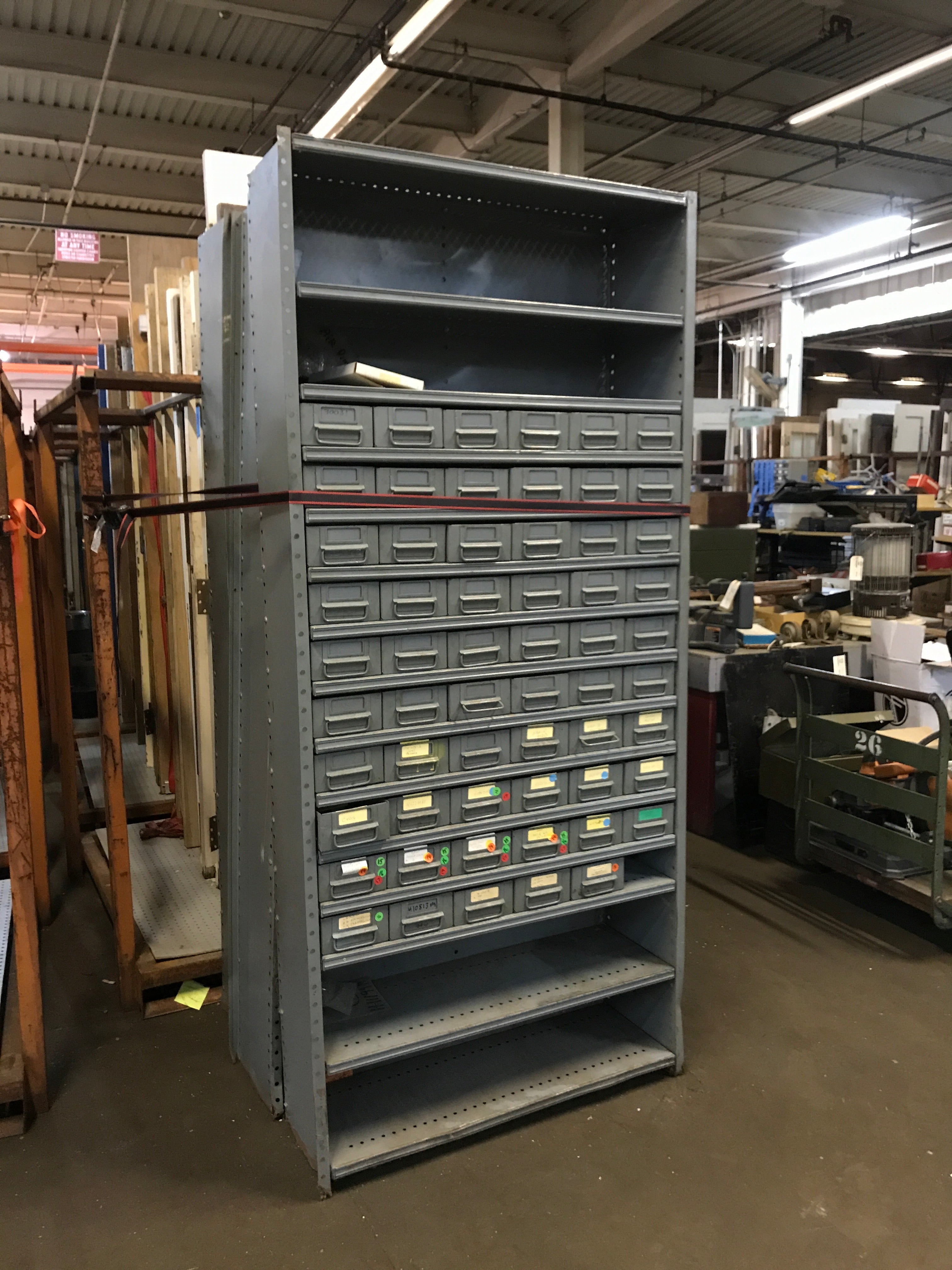 Storage Shelf Combo with Drawers/Cubbies