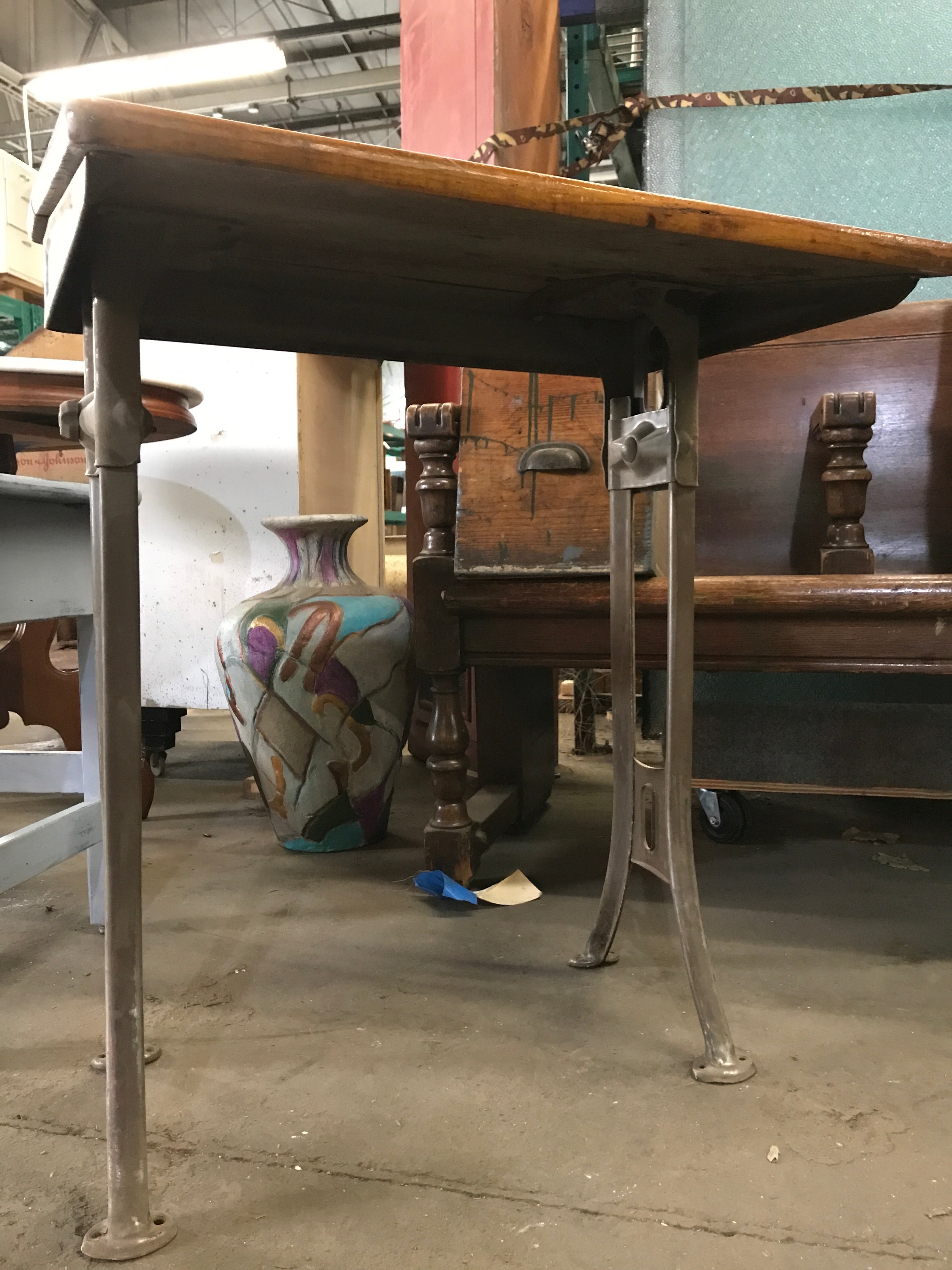 School Desk Adjustable Legs