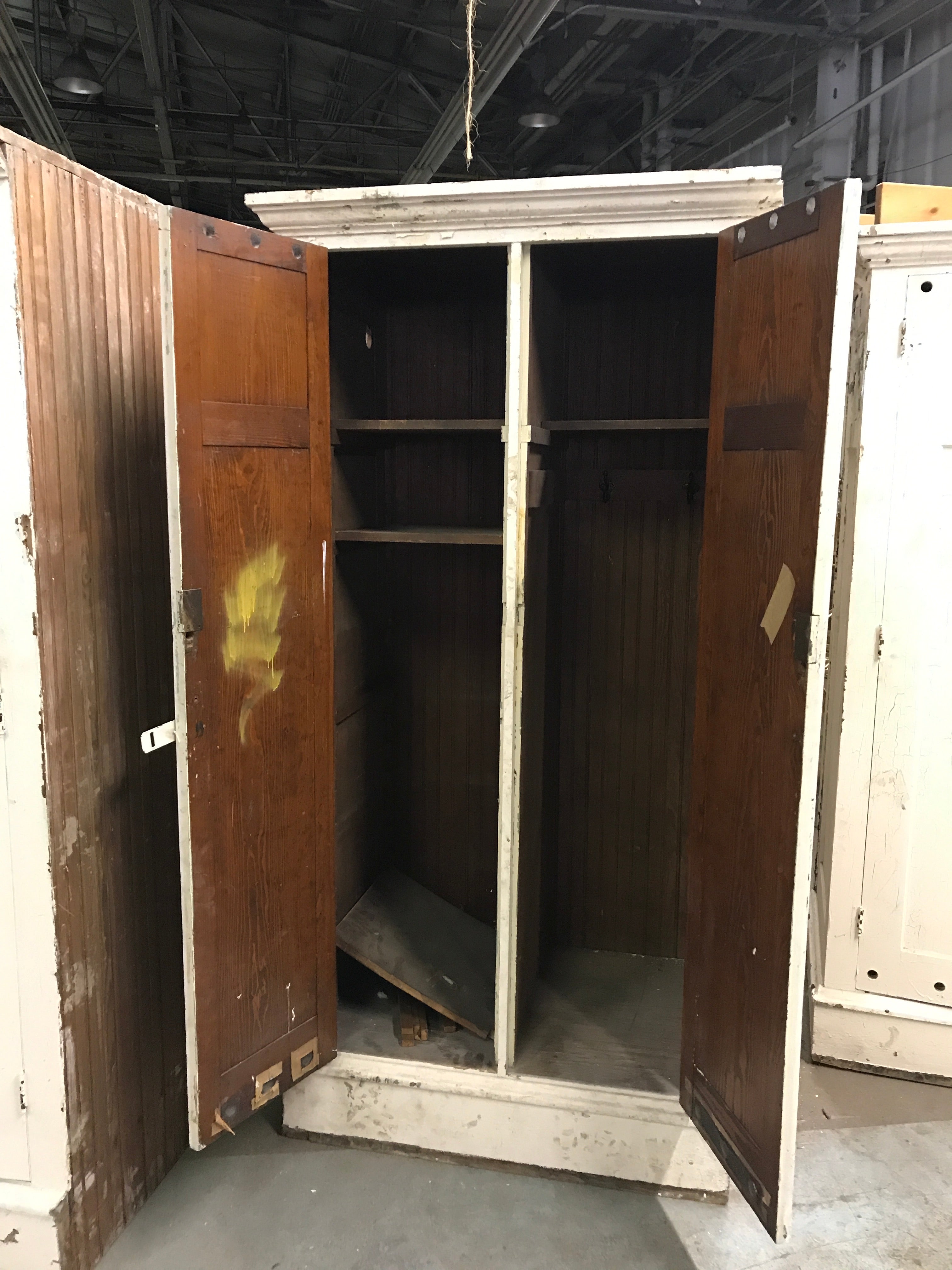 Solid wood built in storage cabinet- wardrobe