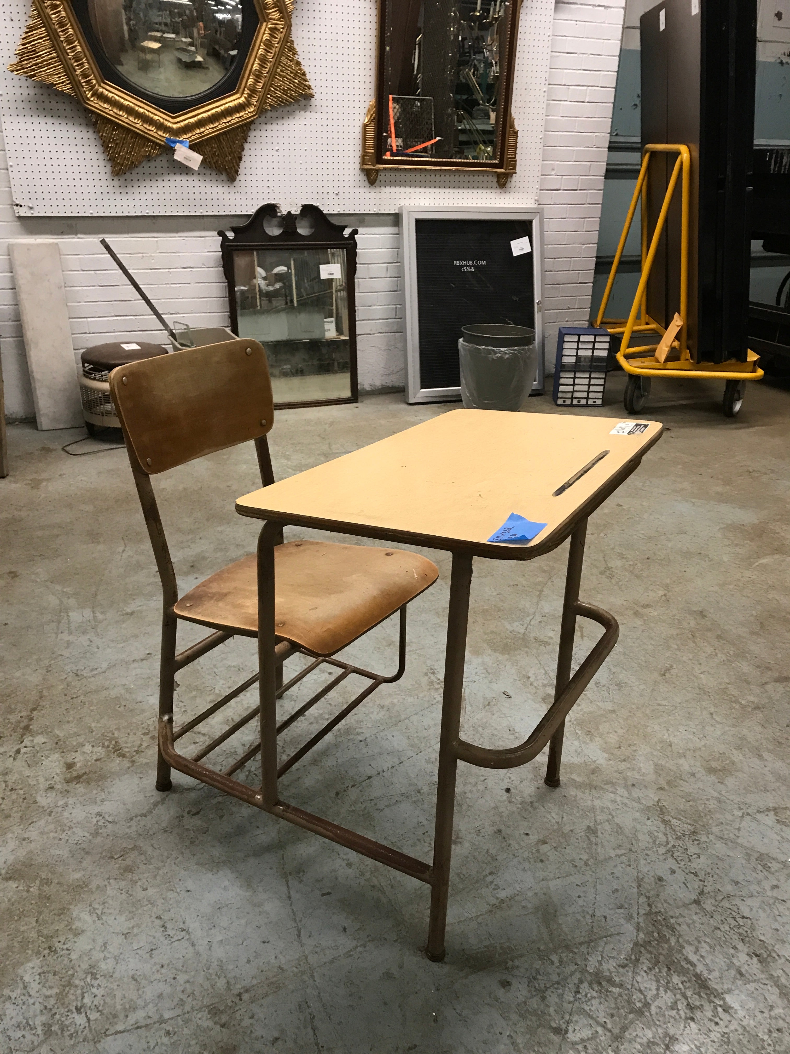 Vintage school desk