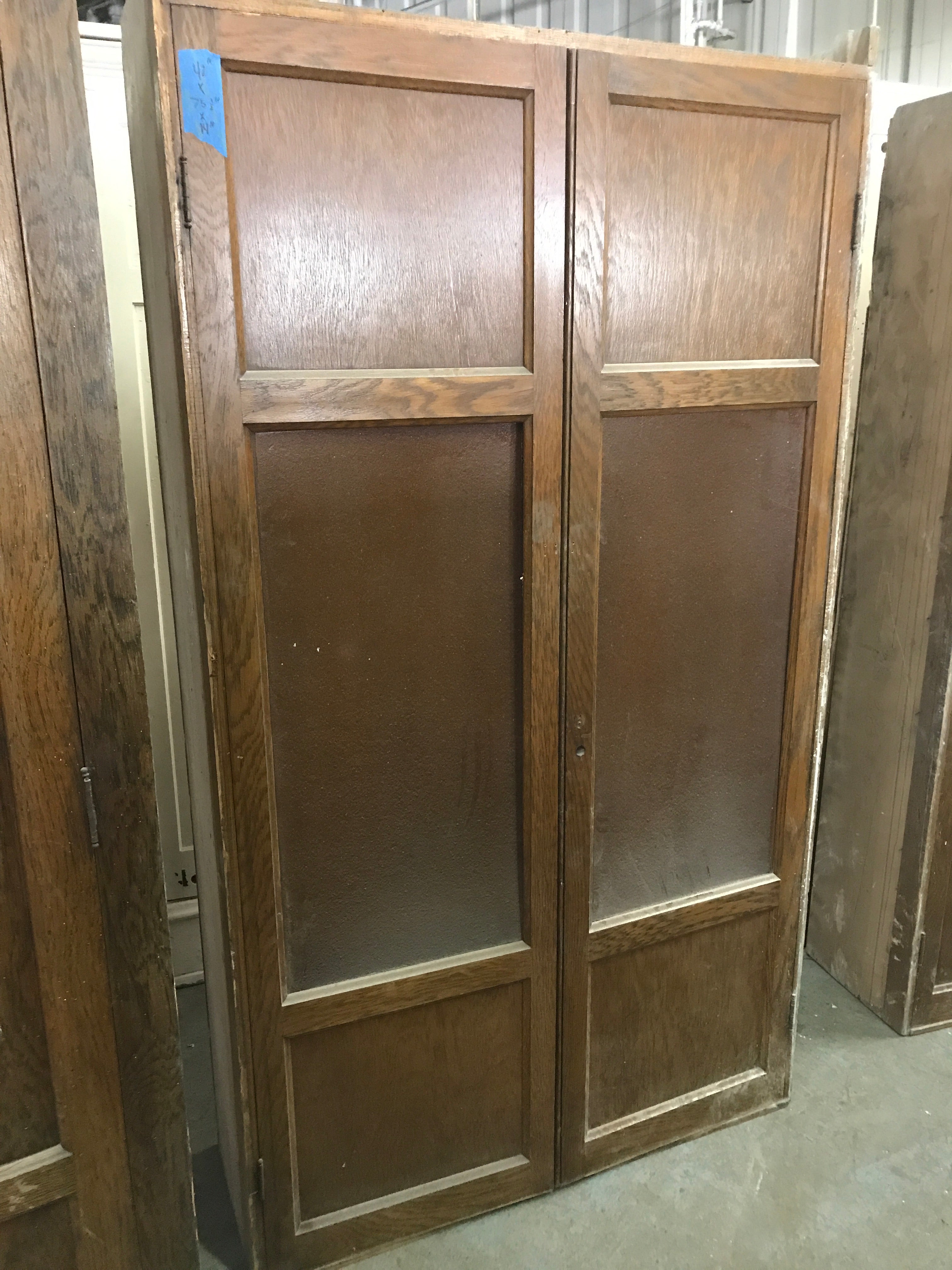 Stained Wooden Cabinet