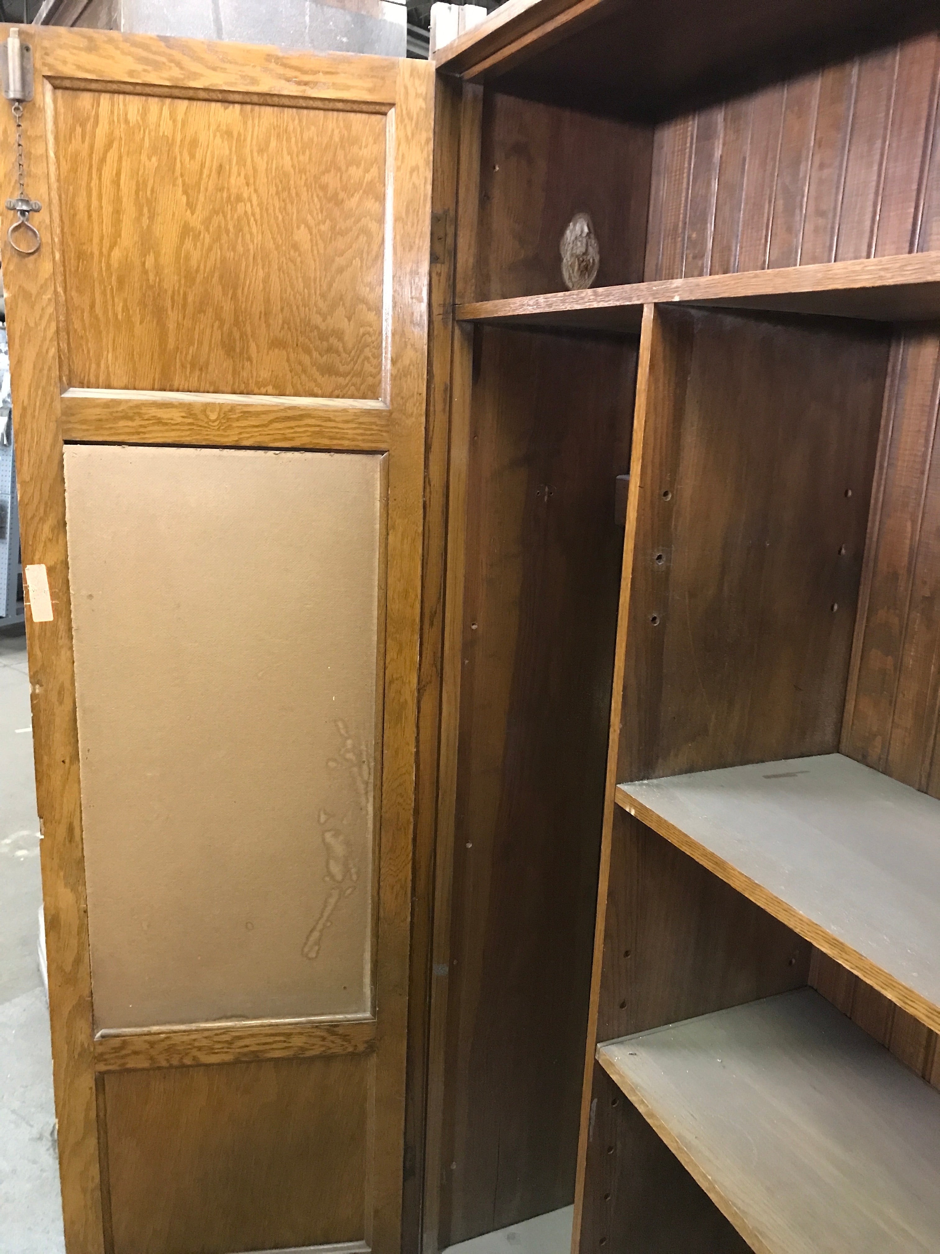 Stained Wooden Cabinet