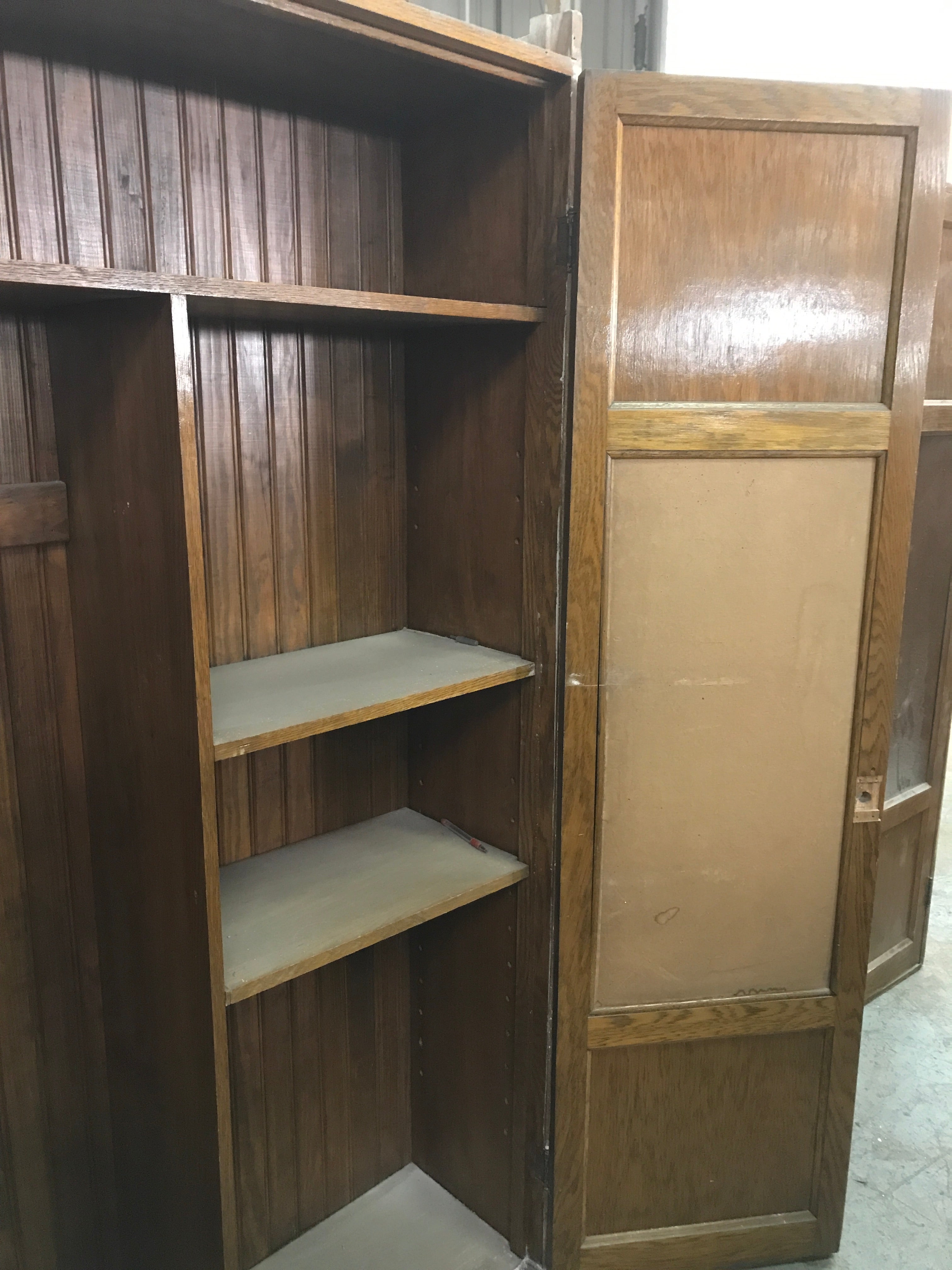 Stained Wooden Cabinet
