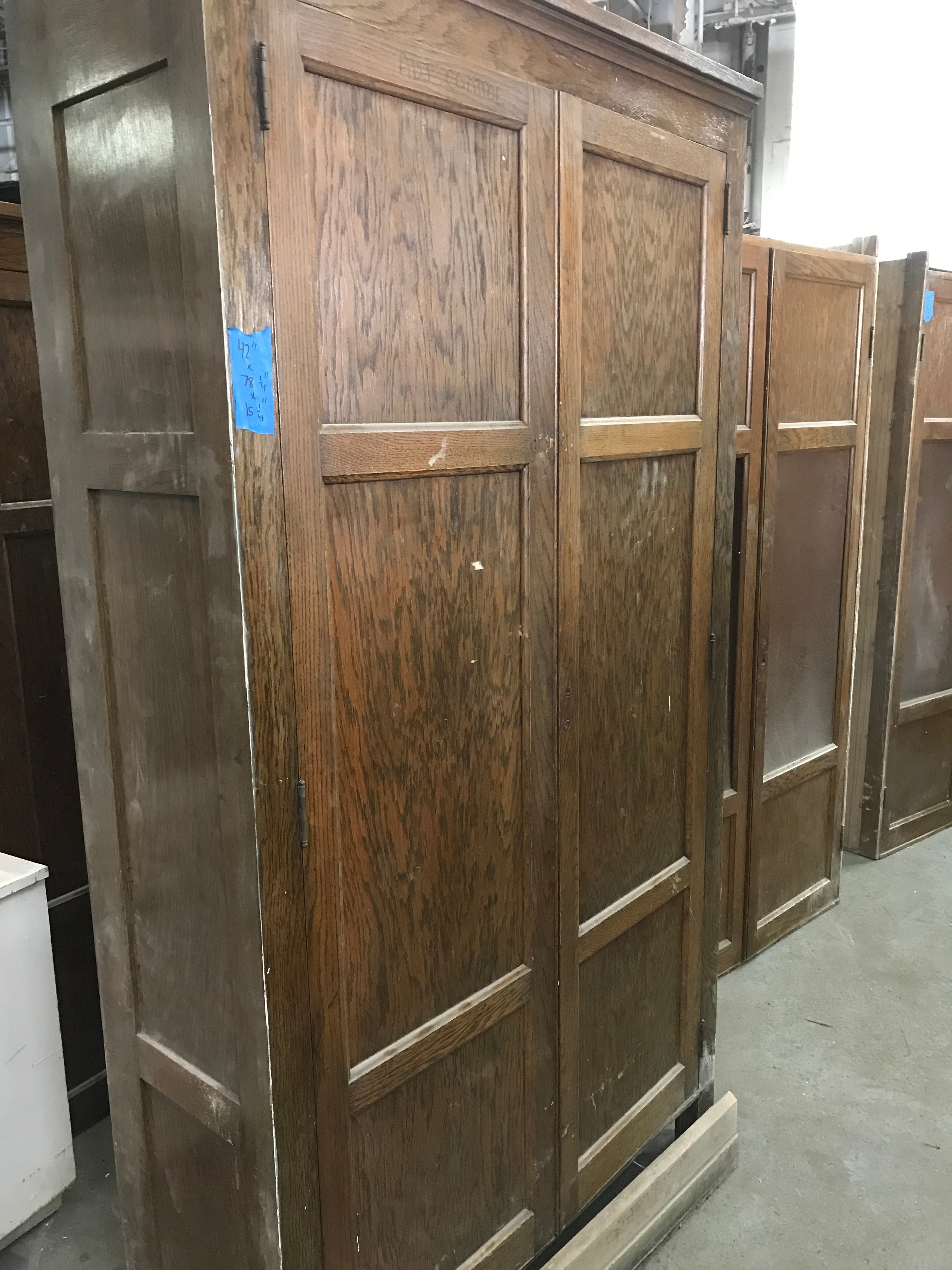 Stained Wooden Cabinet
