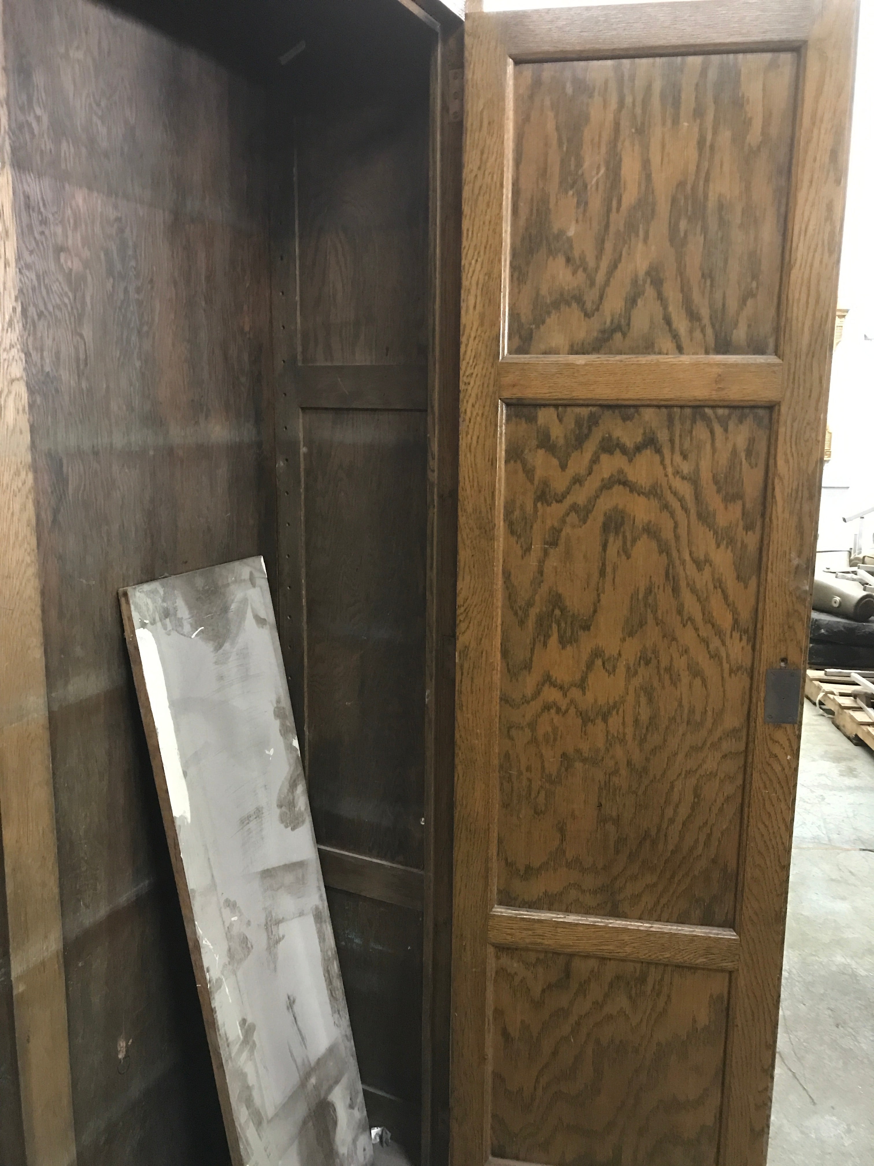 Stained Wooden Cabinet