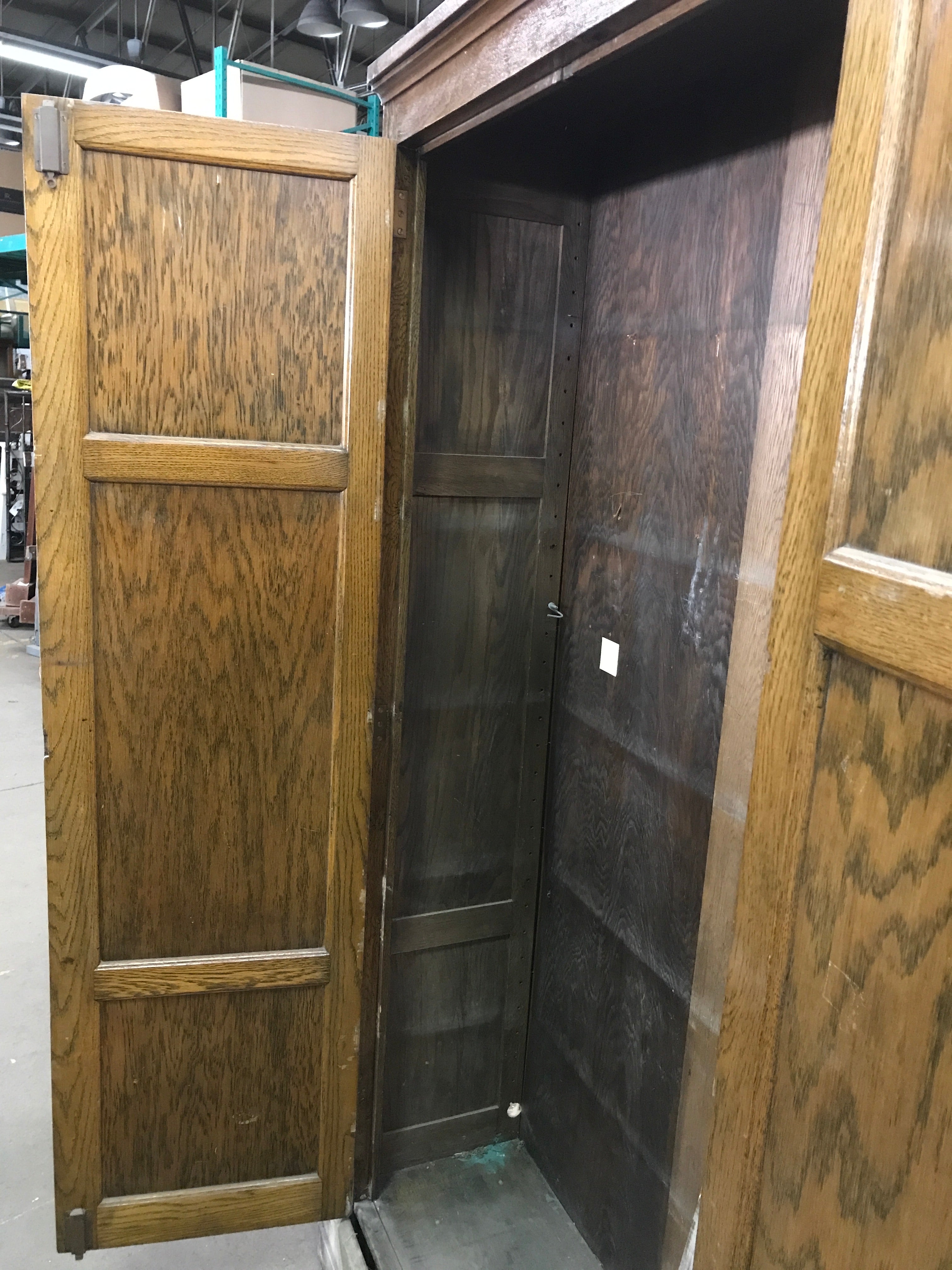 Stained Wooden Cabinet