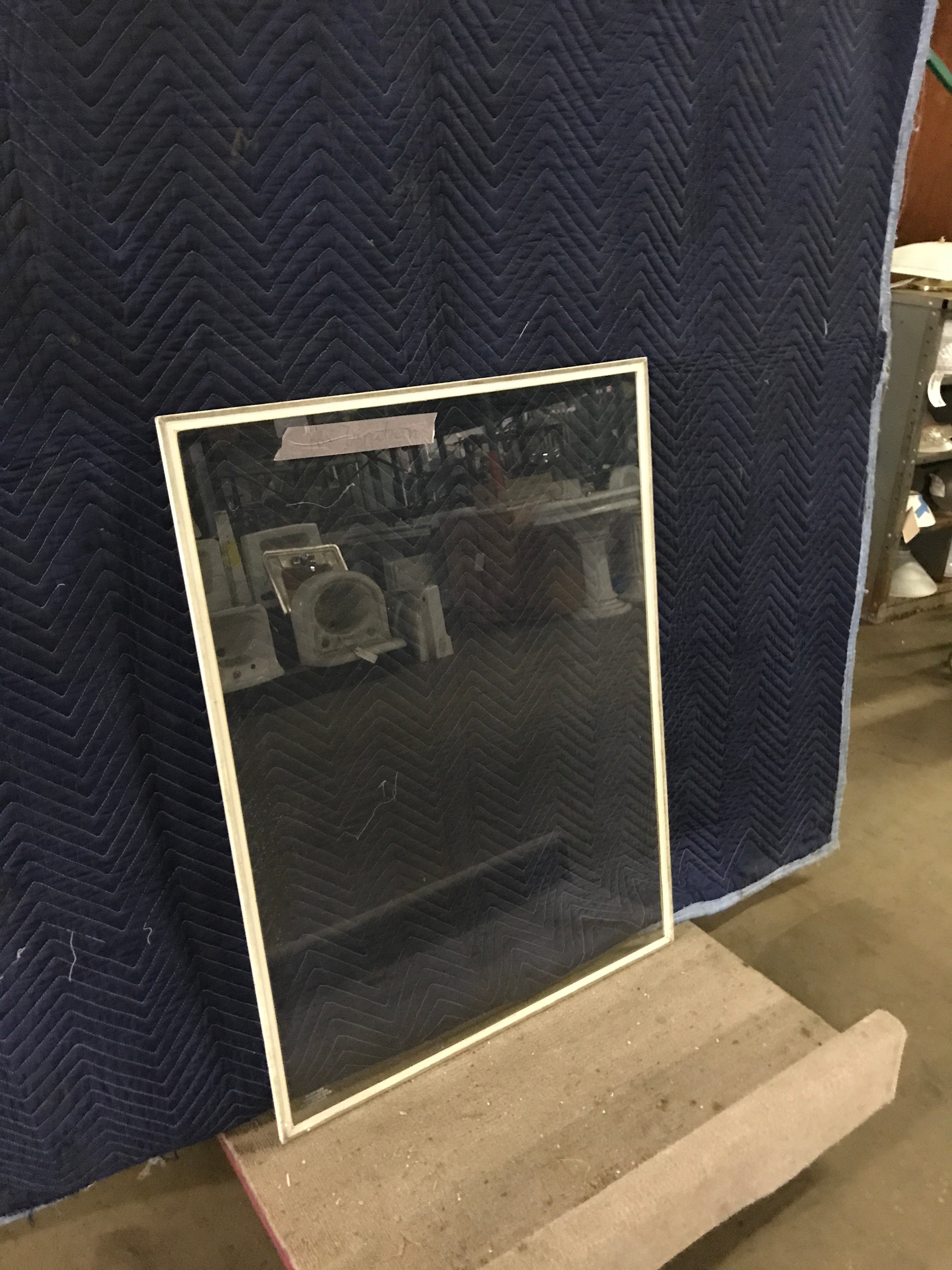 Storm door glass