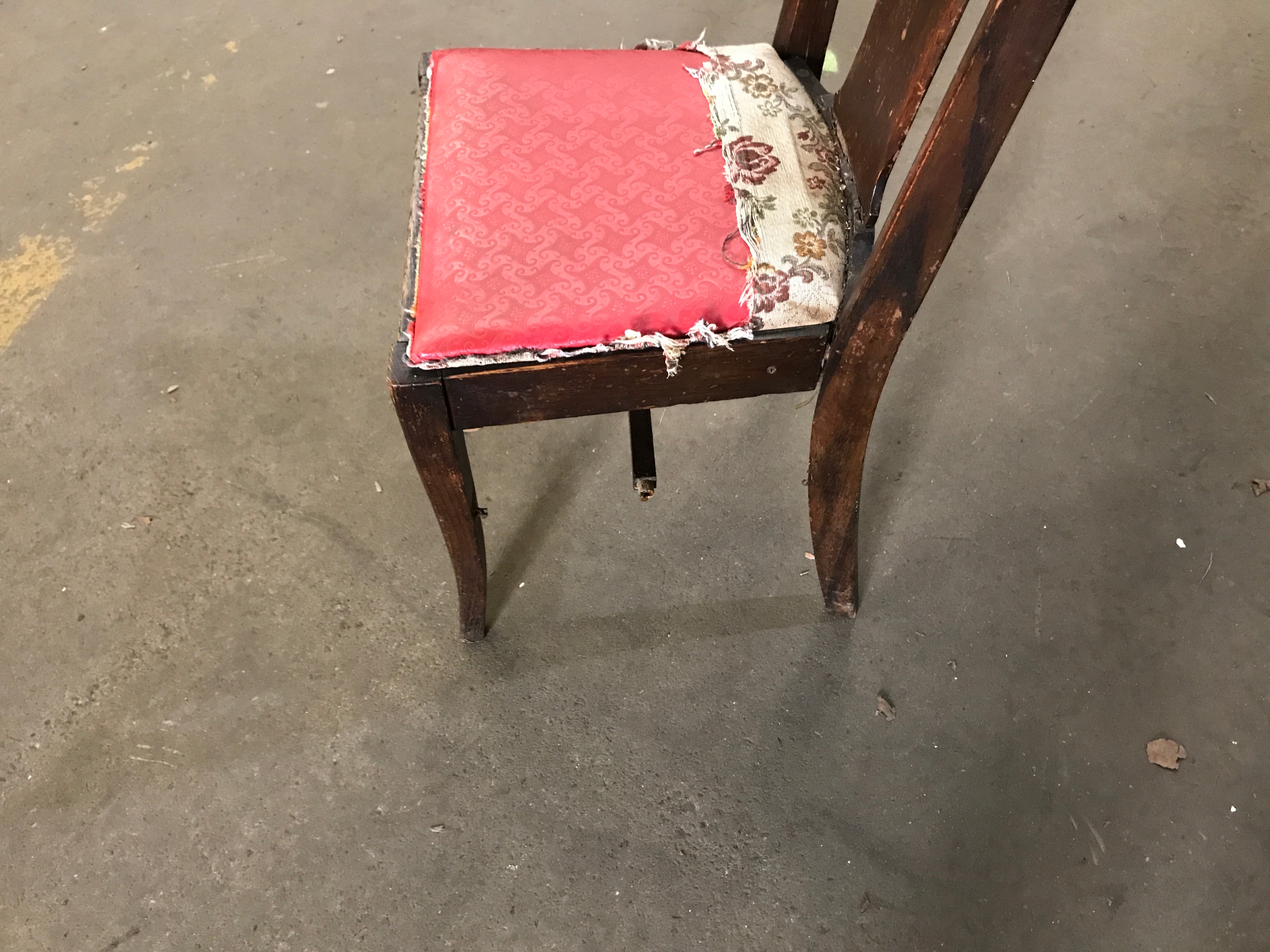 Stained chair