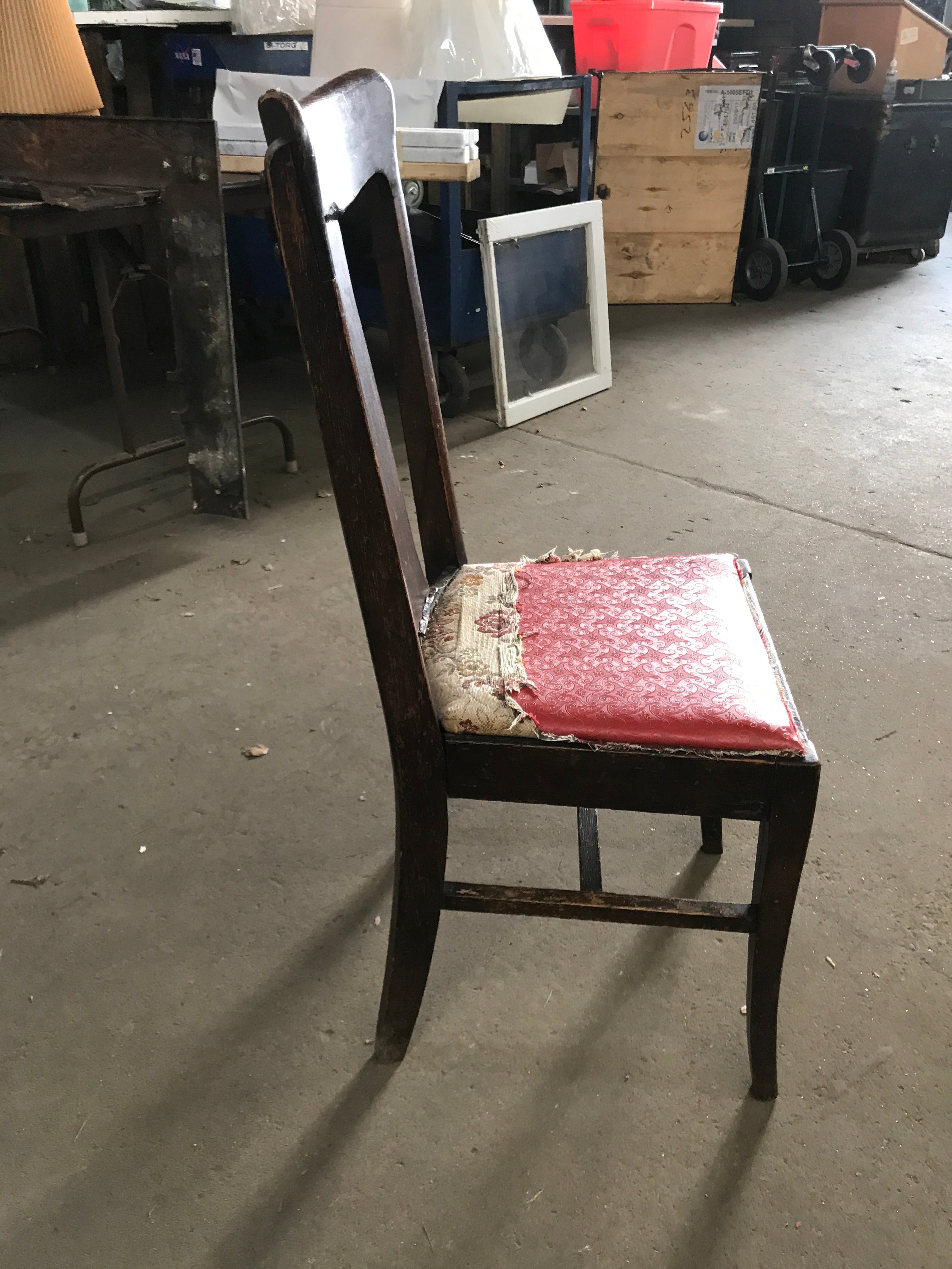 Stained chair