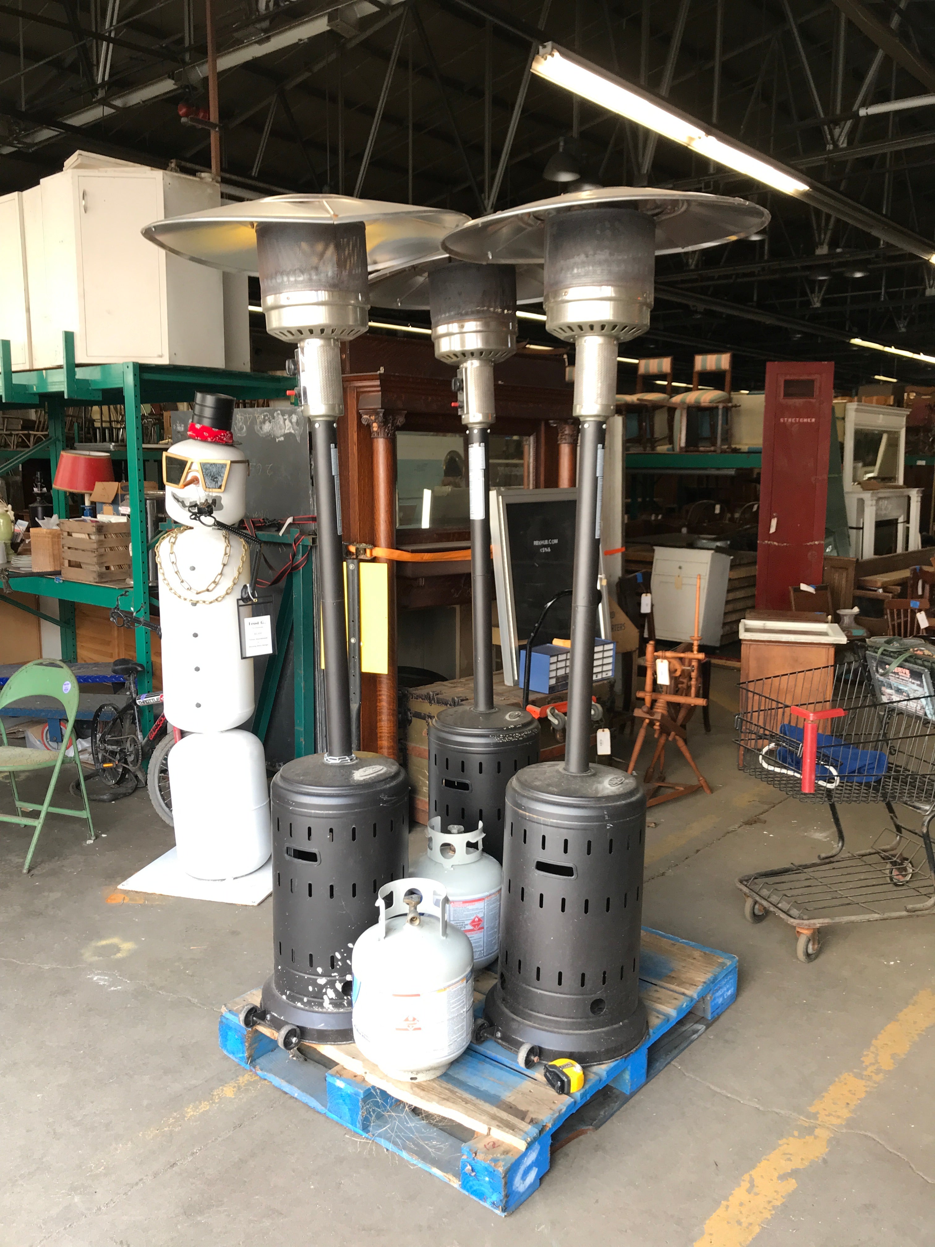 Outdoor propane patio heater