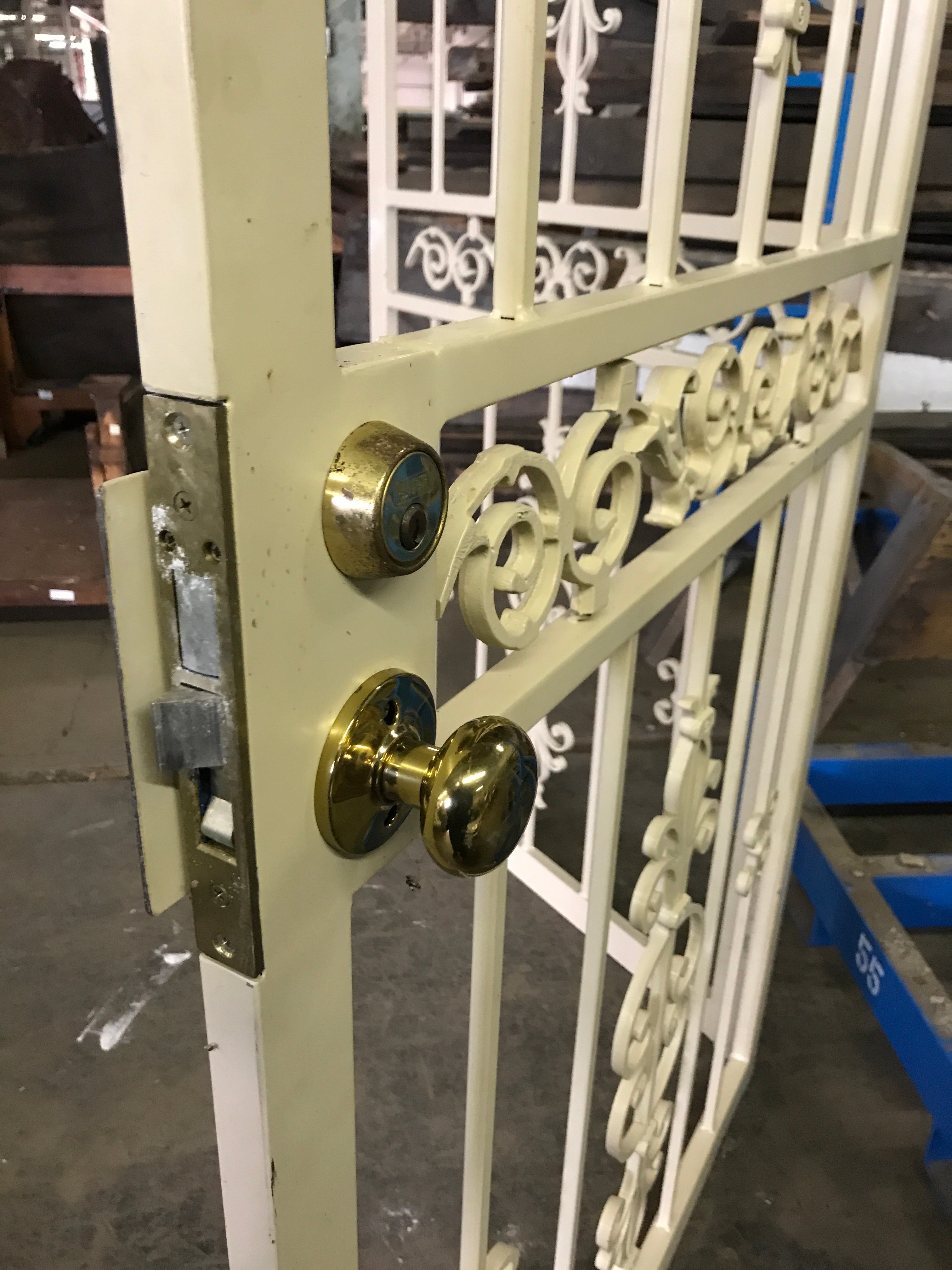 Double door security door