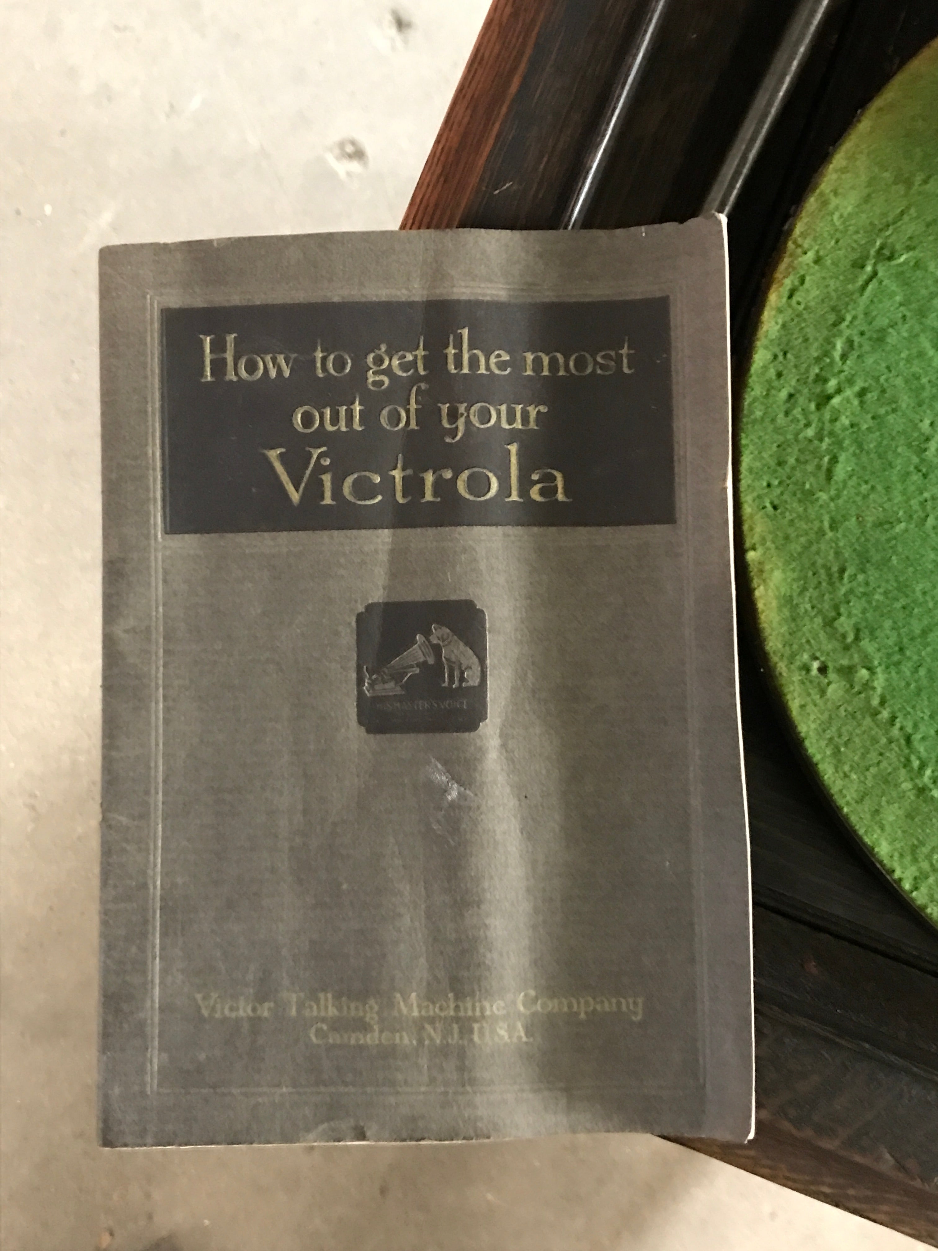 Victrola record player