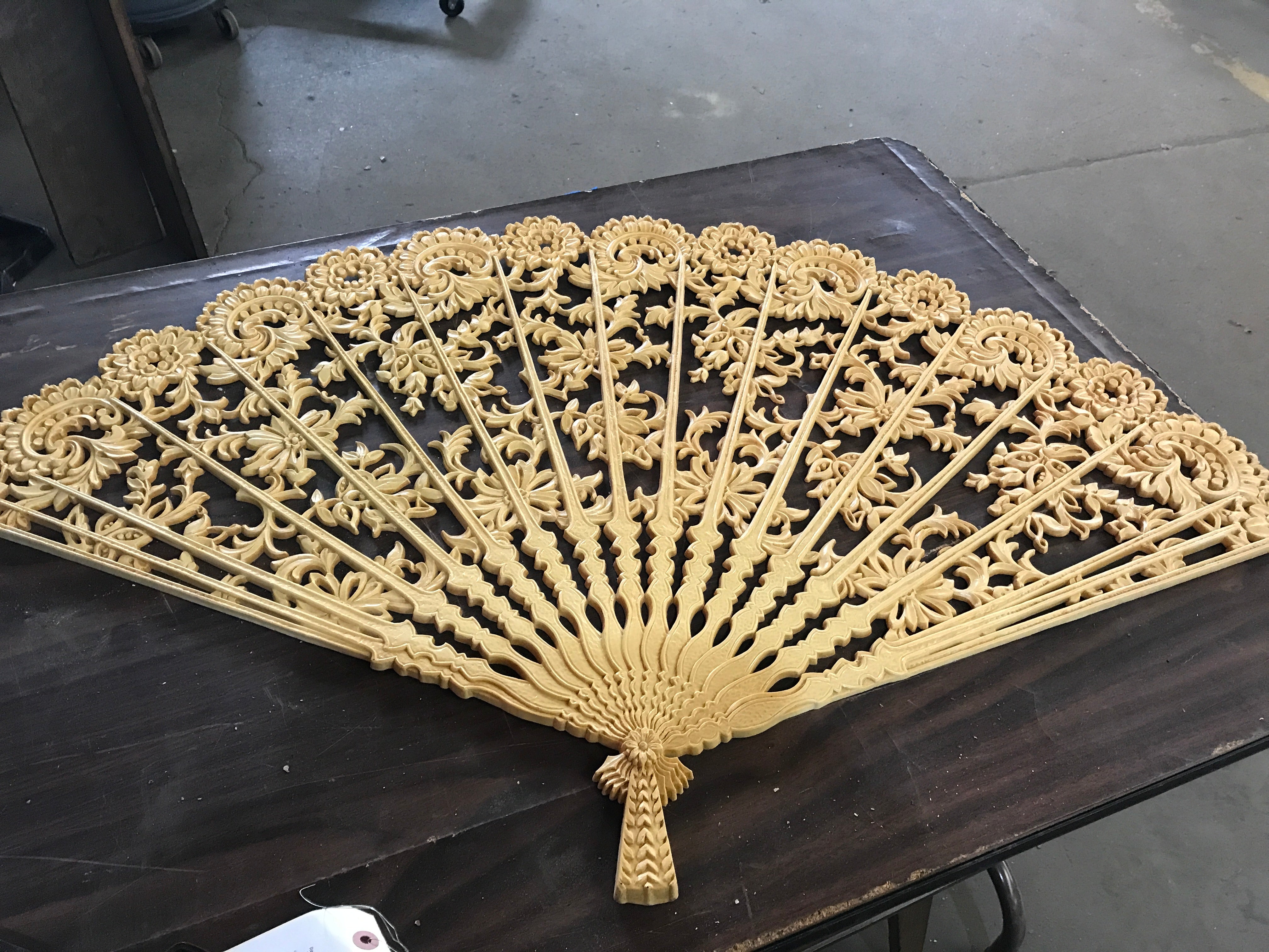 Acrylic Vintage Fan Wall Decoration