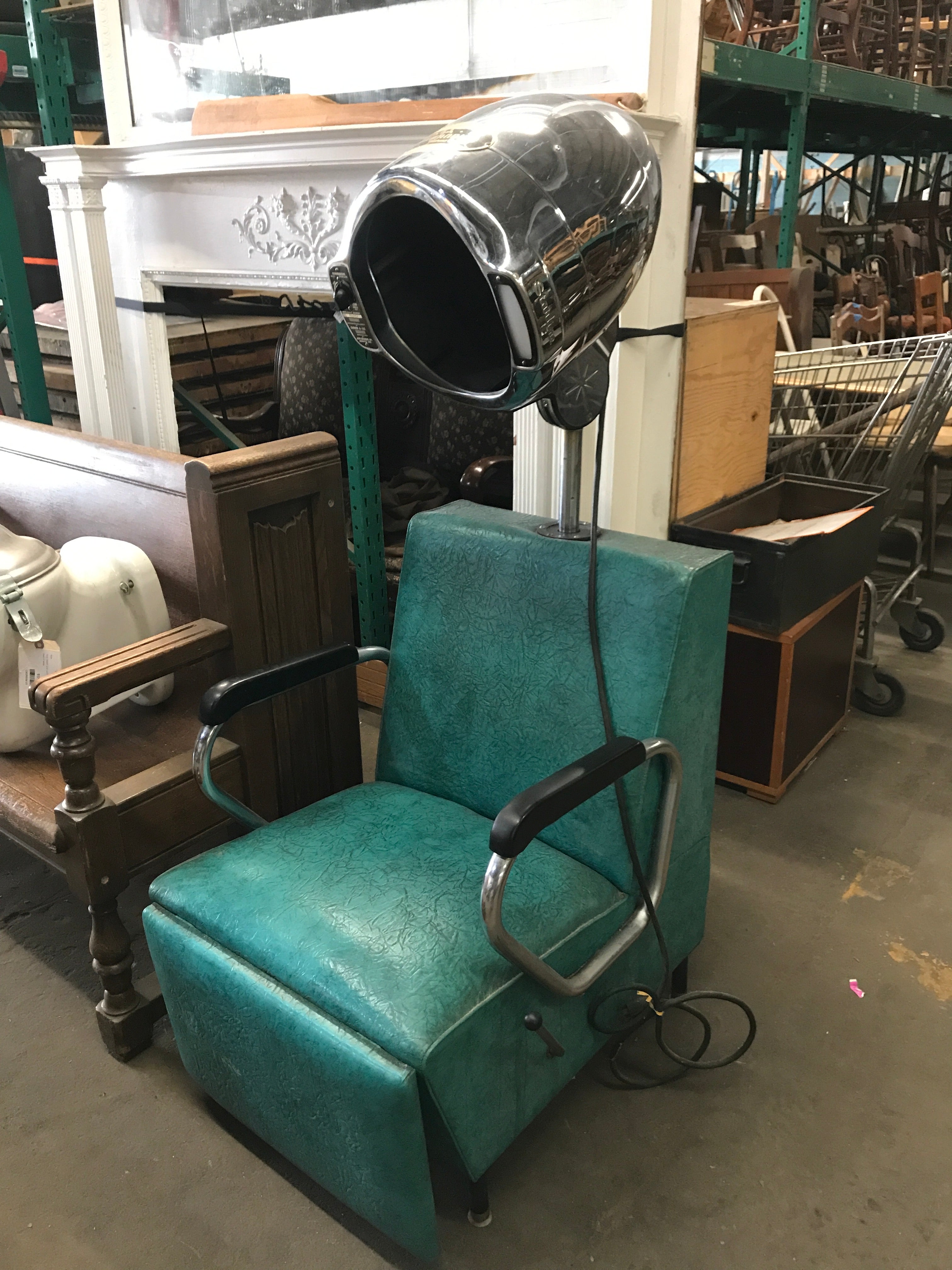 Retro Hair Dryer - Be Careful it Sucks & Heats
