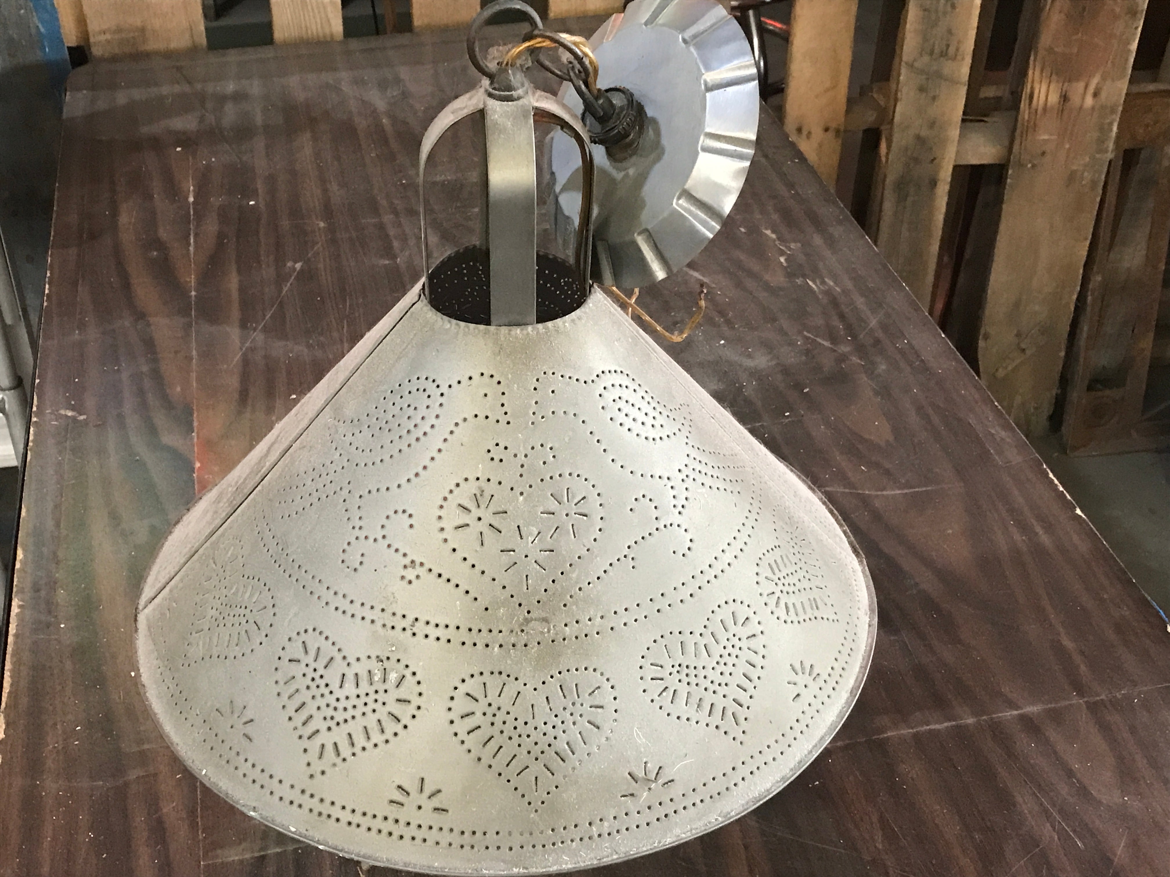Oil lamp & shade