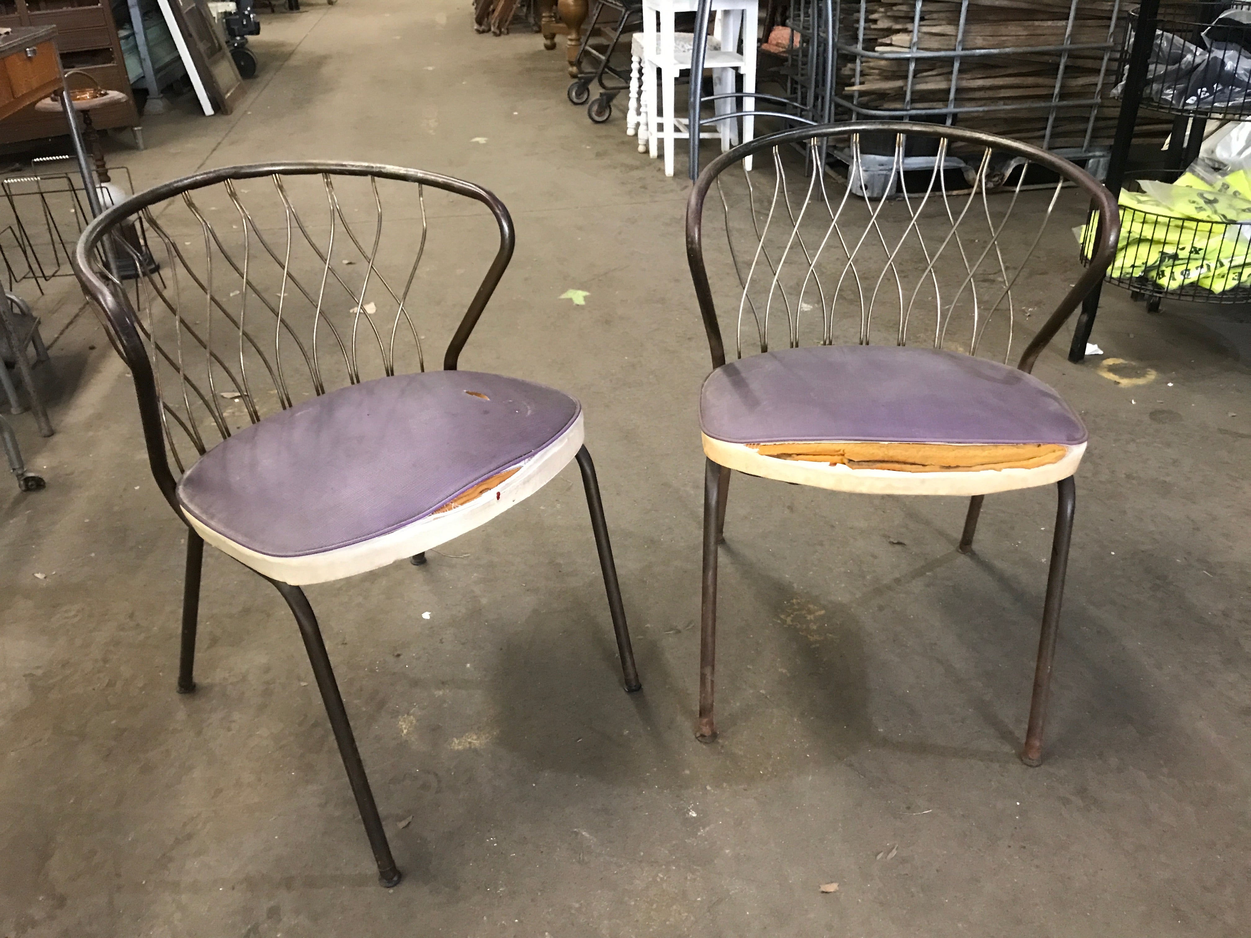 Chrome vintage chair
