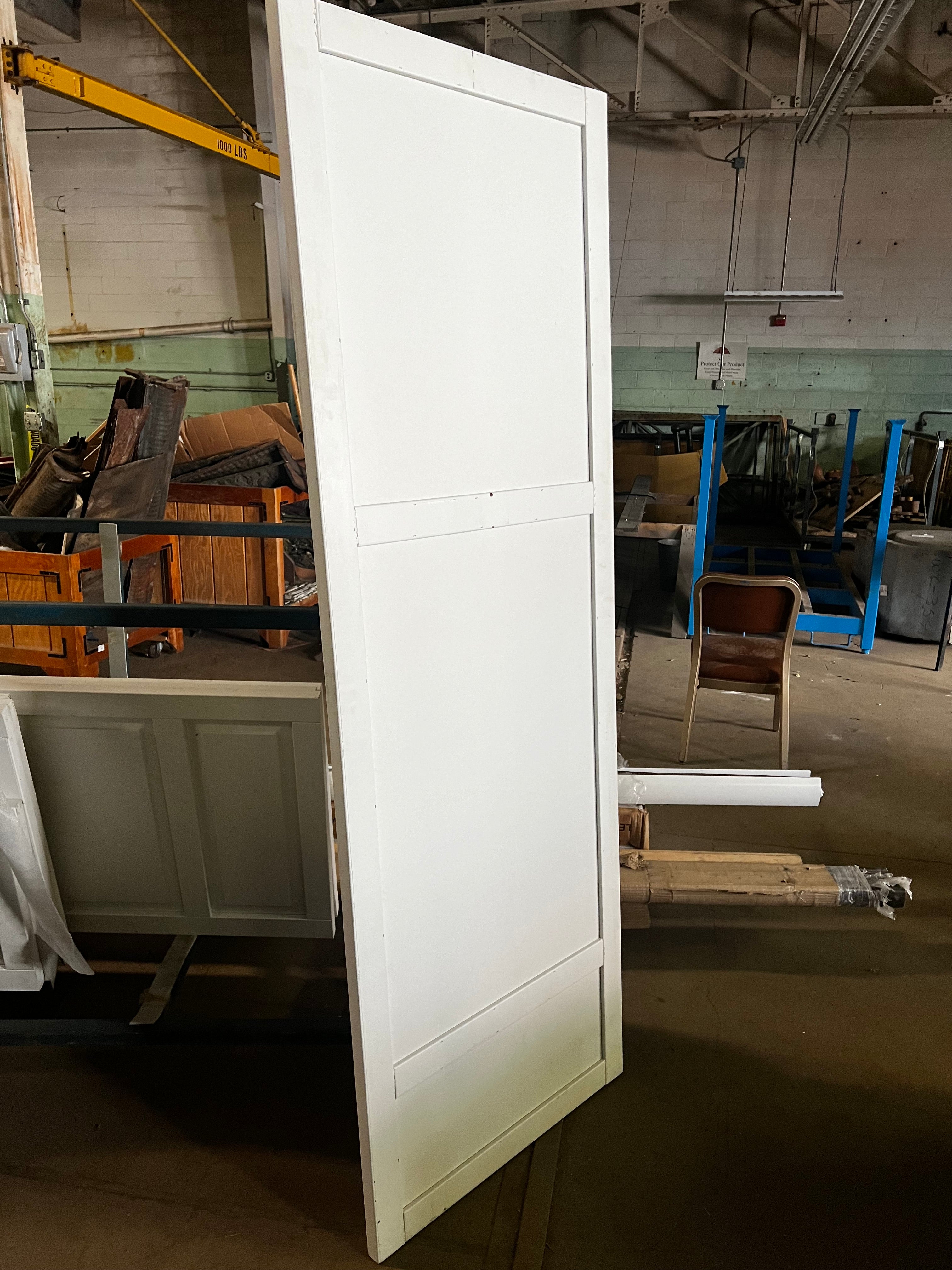 3 Panel White Door