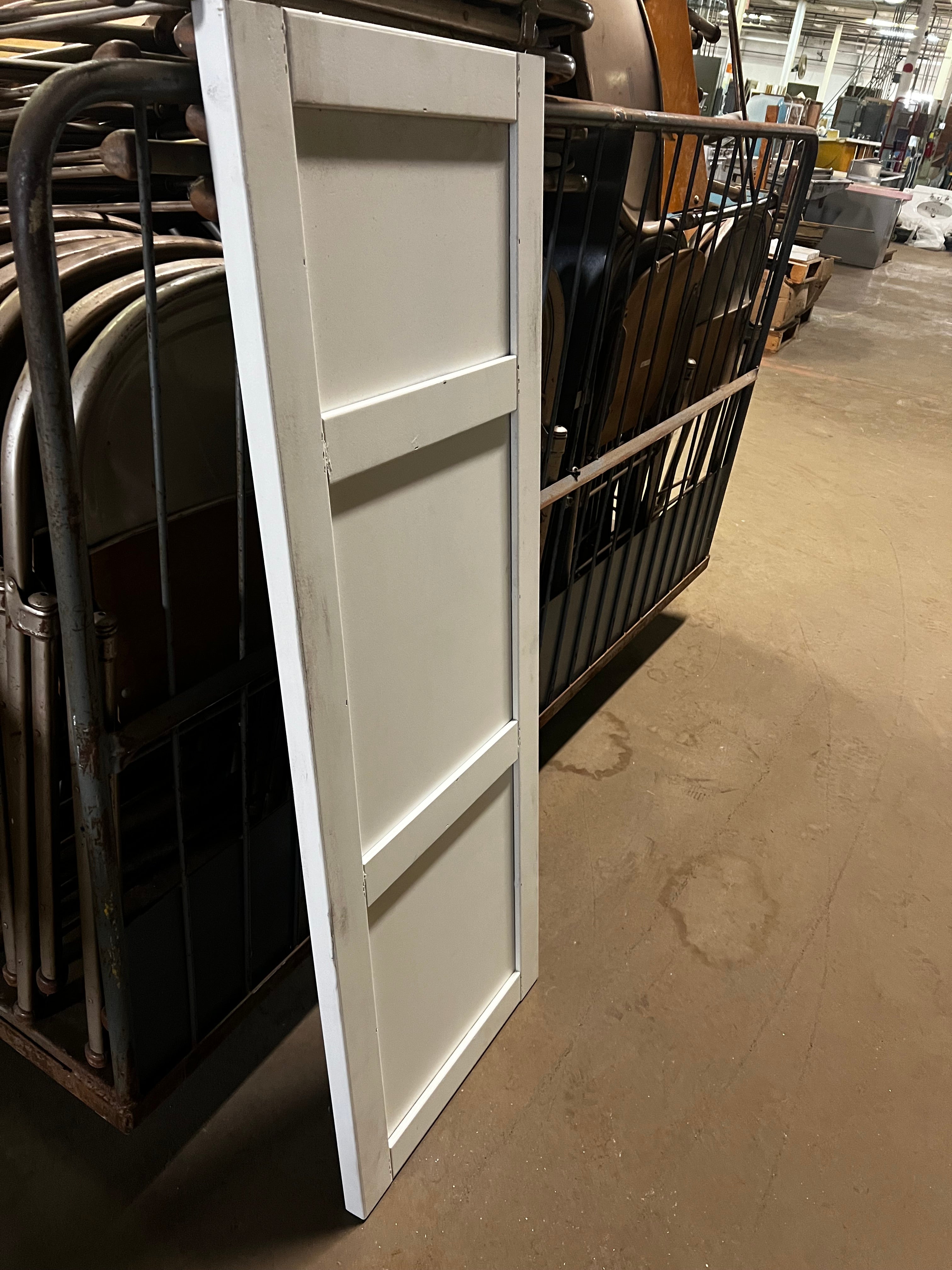 3 Panel White Door